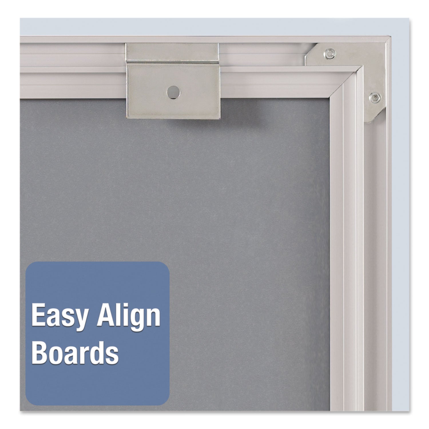 Quartet® Matrix Magnetic Boards, 48" x 31", White Surface, Satin Aluminum Frame