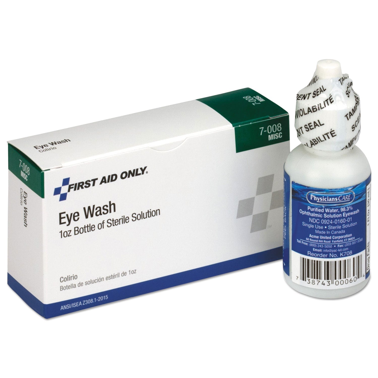 24 Unit ANSI A+ First Aid Refill | Eyewash 1oz