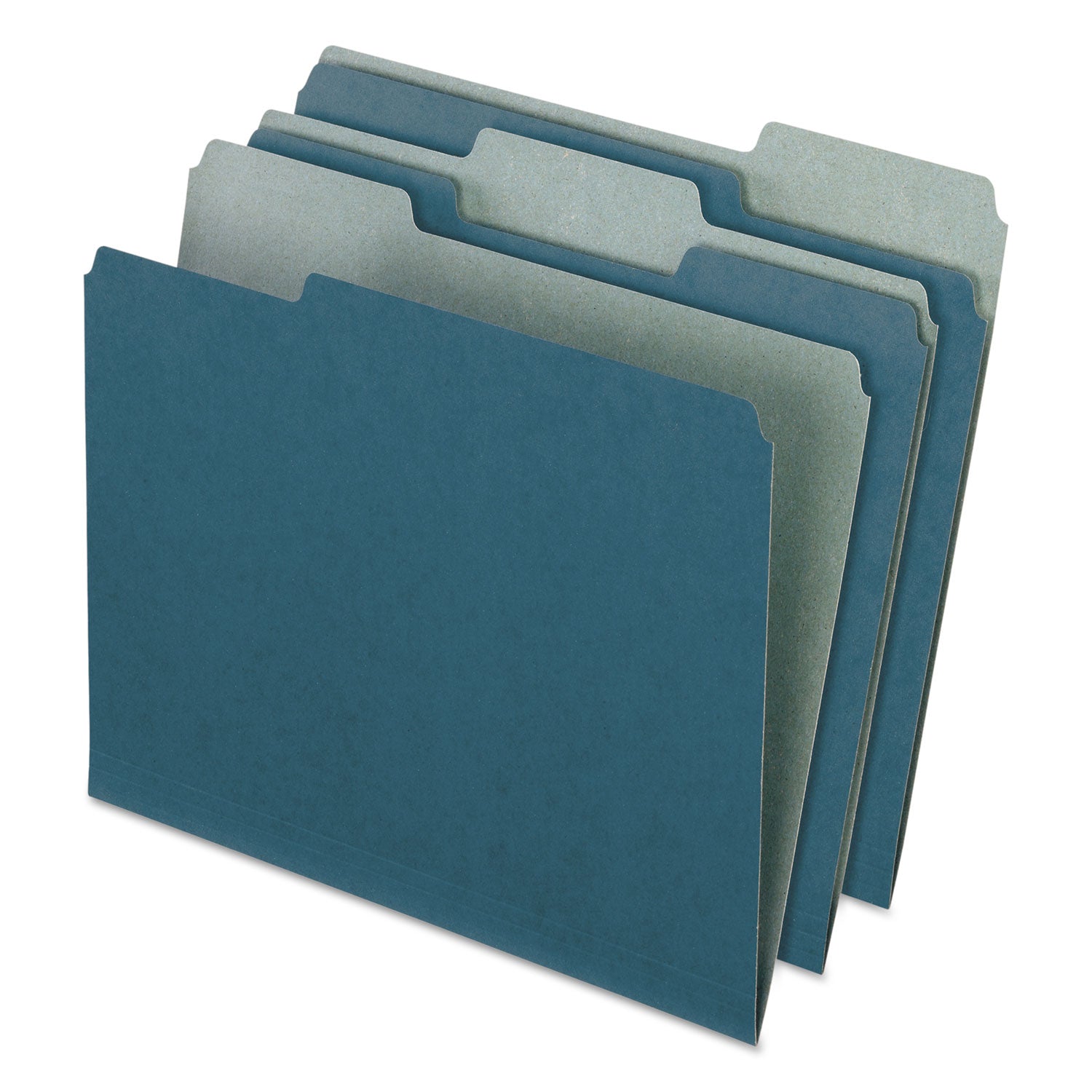 100% Recycled Colored File Folders | Blue