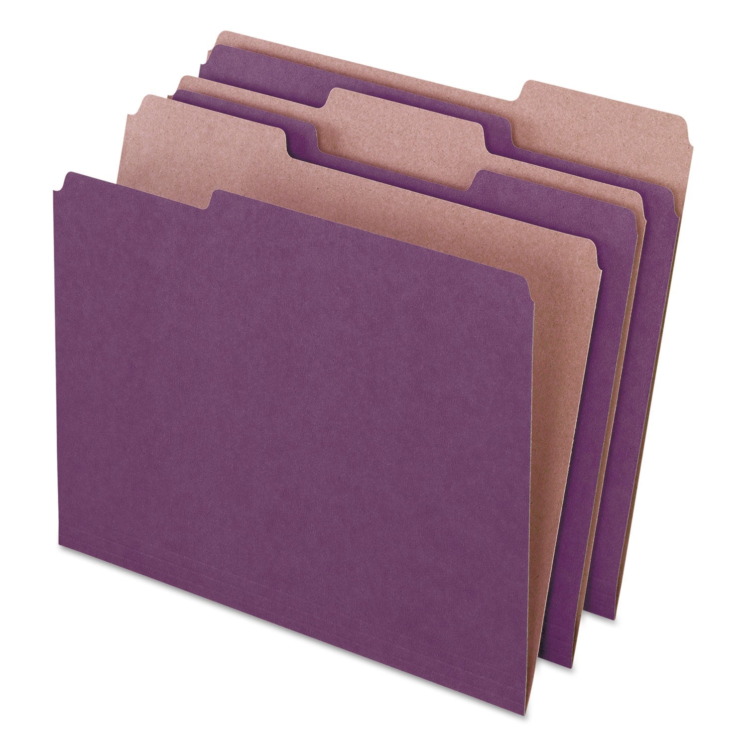 100% Recycled Colored File Folders | Violet