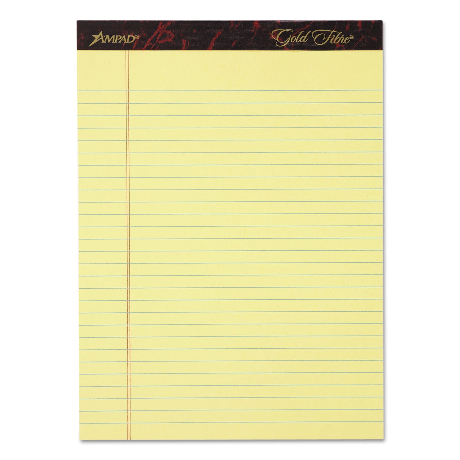 Ampad Gold Fibre Writing Pads | Canary 4/Pack