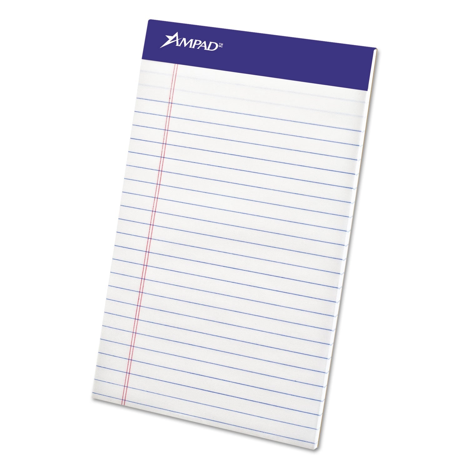 Ampad Perforated Writing Pads | White 5x8 Dozen
