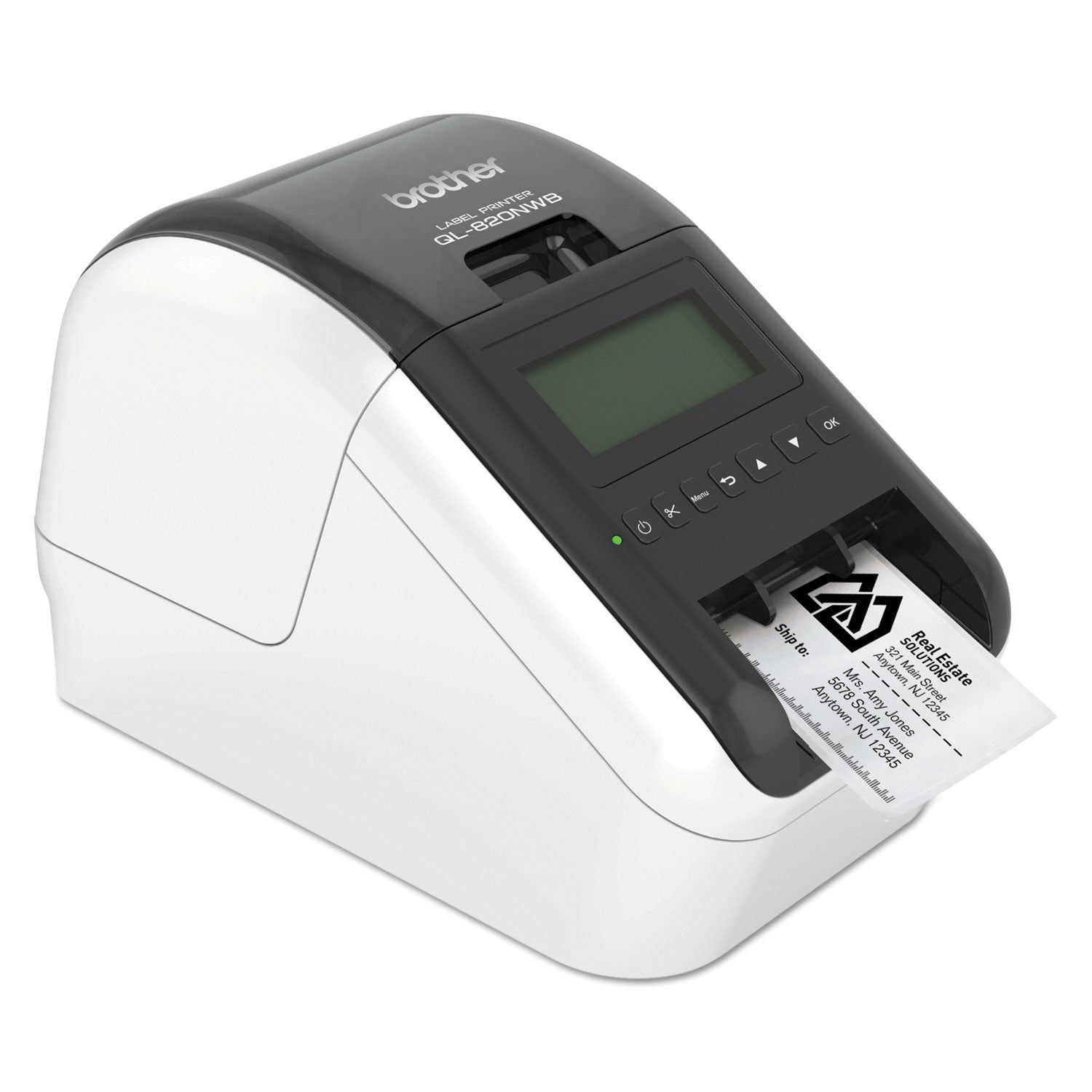 Brother Ql-820nwb Professional Ultra Flexible Label Printer, 110 Labels/min Print Speed, 5 X 9.37 X 6 - Bloom Skins