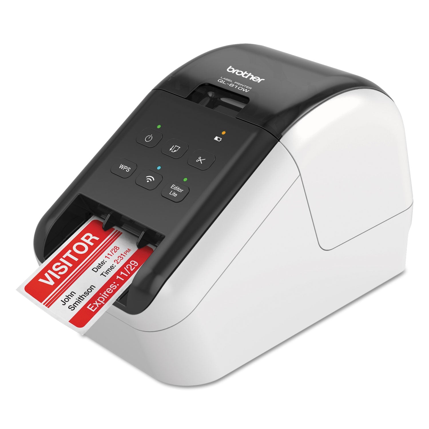 Brother Ql-810w Ultra-Fast Label Printer With Wireless Networking, 110 Labels/min Print Speed, 5 X 9.38 X 6