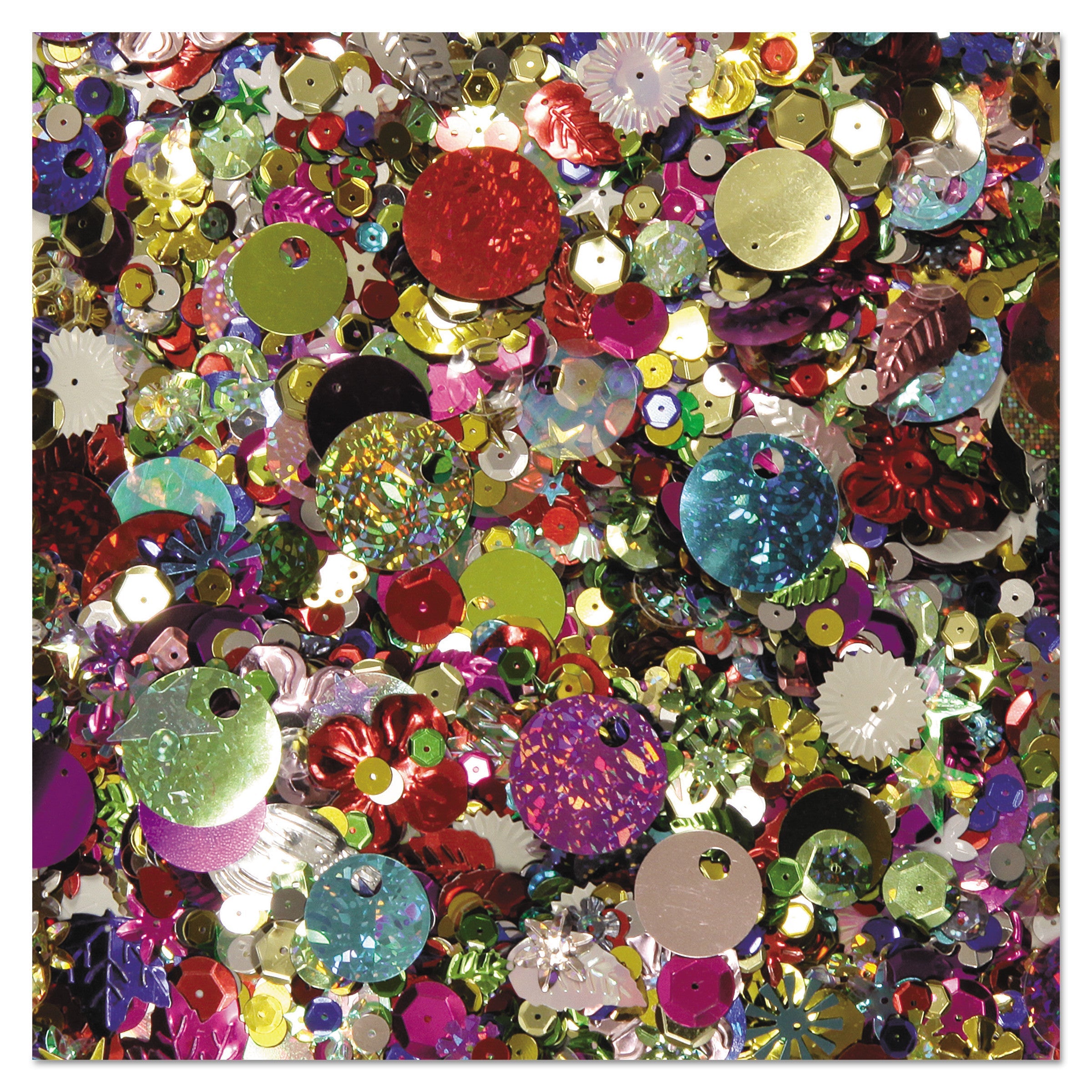 Creativity Street® Sequins And Spangles, Assorted Metallic Colors, 4 Oz/pack