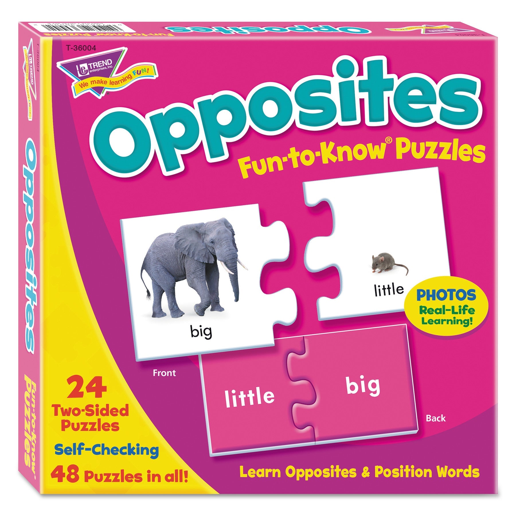 Opposites Matching Game Puzzle | TREND® Fun to Know