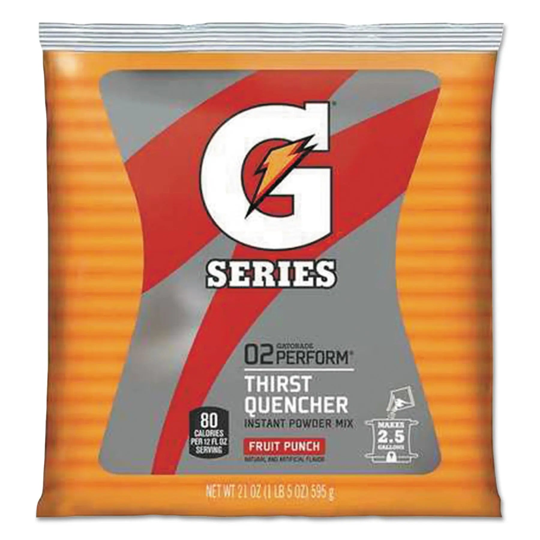 Gatorade® Thirst Quencher Powdered Drink Mix, Fruit Punch, 21oz Packet, 32/carton
