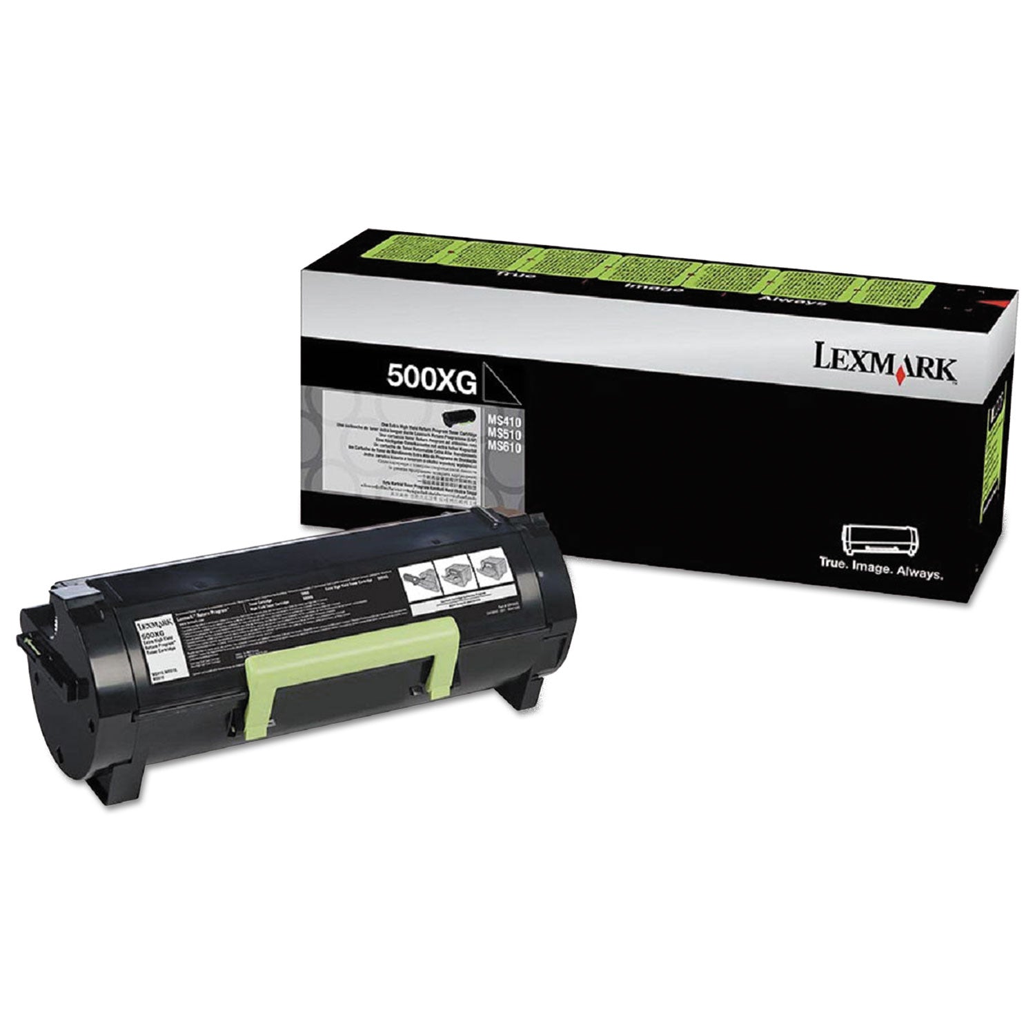 Lexmark 50f0x0g Toner | High-Yield, Black