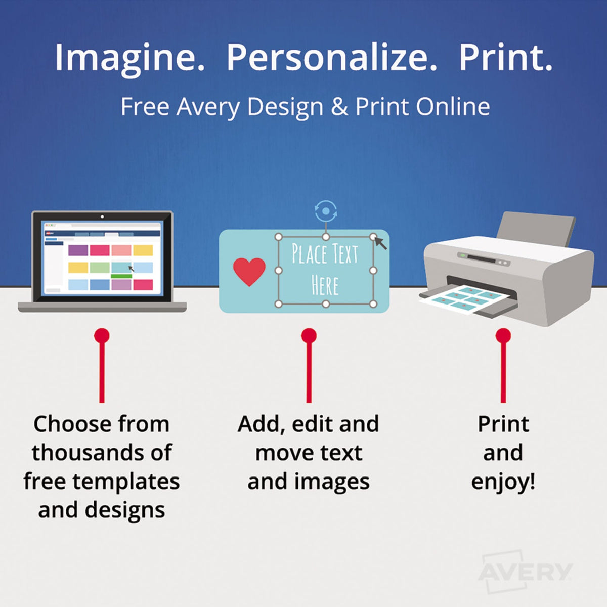 Avery® Photo-Quality Printable Postcards, Inkjet, 74 Lb, 4.25 X 5.5, Glossy White, 100 Cards, 4 Cards/sheet, 25 Sheets/pack