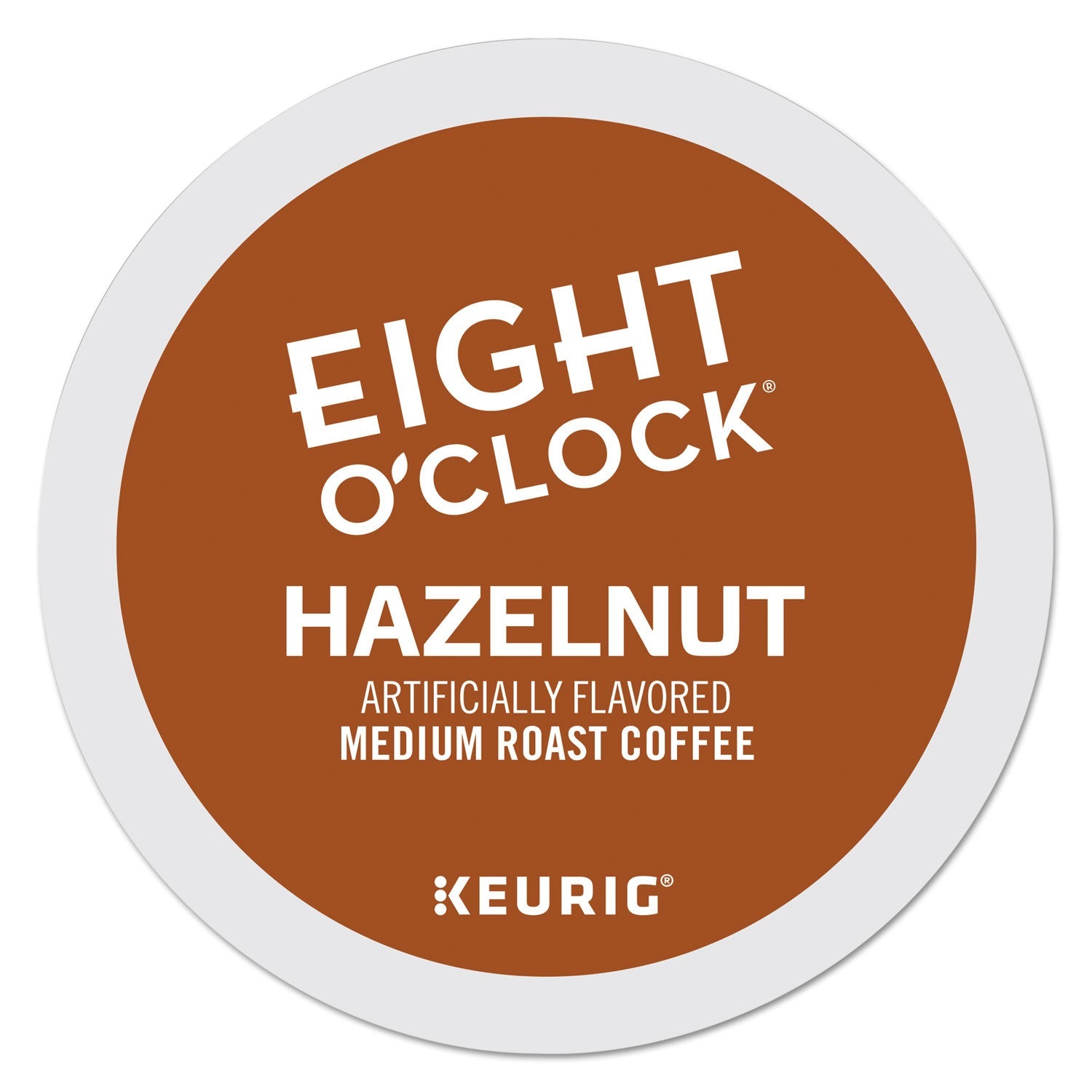 Eight O'Clock Hazelnut Coffee K-Cups, 24/box