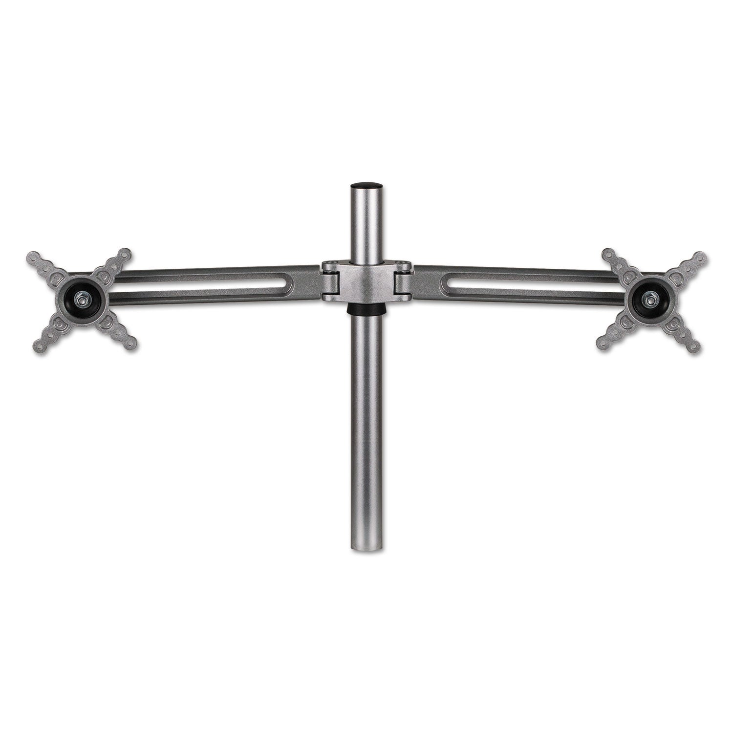 Fellowes® Lotus Dual Monitor Arm Kit, For 26" Monitors, Silver, Supports 13 Lb