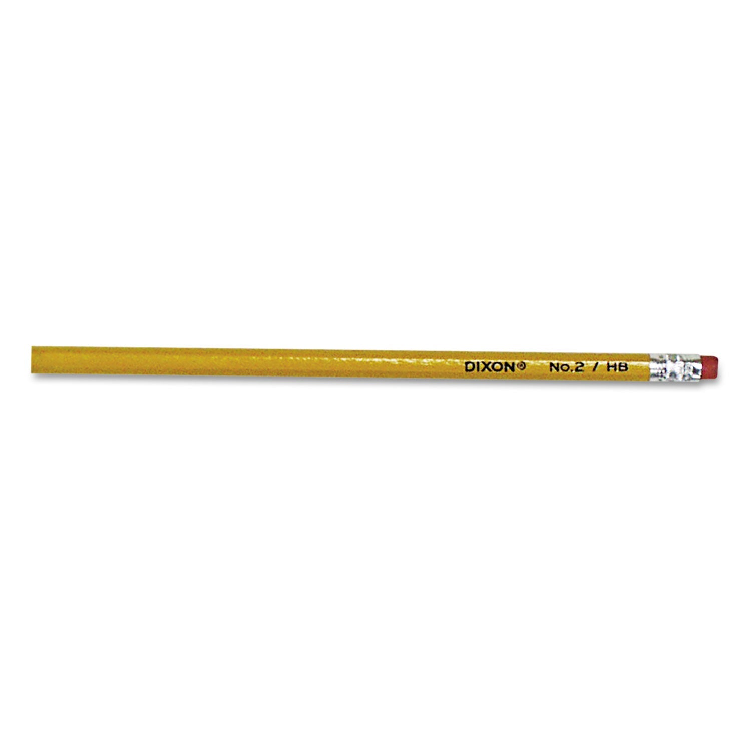 Dixon® No. 2 Pencil Value Pack, HB (#2), Black Lead, Yellow Barrel, 144/Box