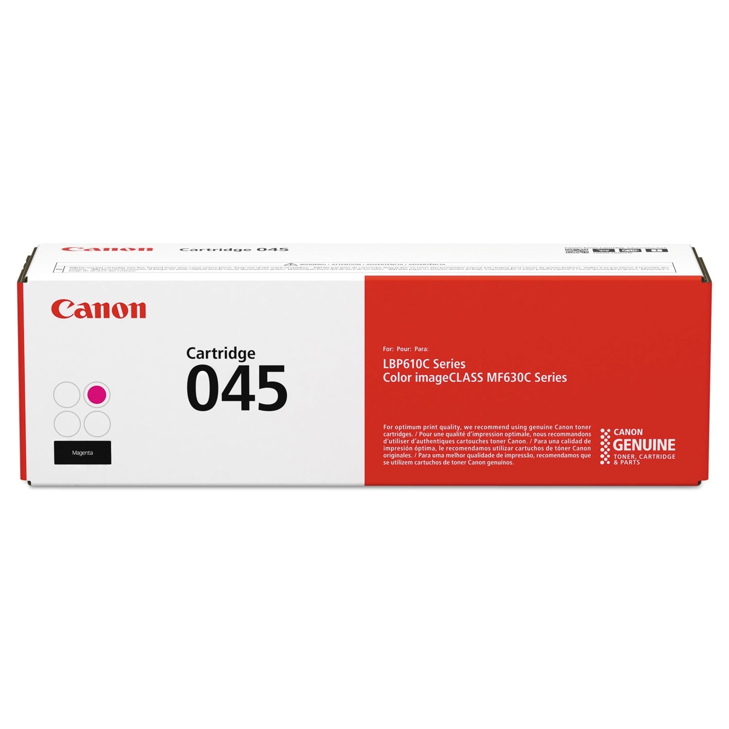 Canon® 1240c001 (045) Toner, 1,300 Page-Yield, Magenta