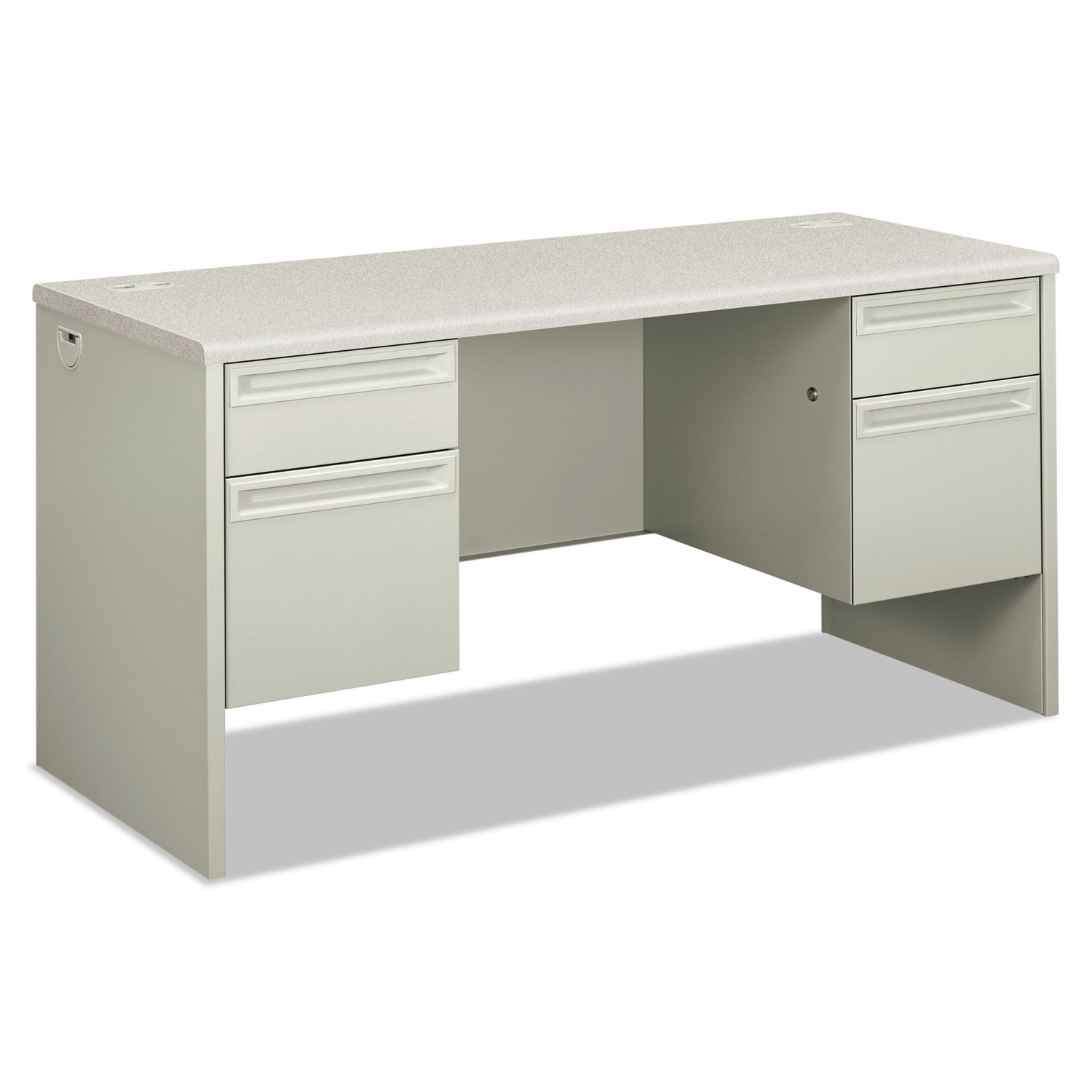 Kneespace Credenza | HON 38000, 60"w Lt. Gray
