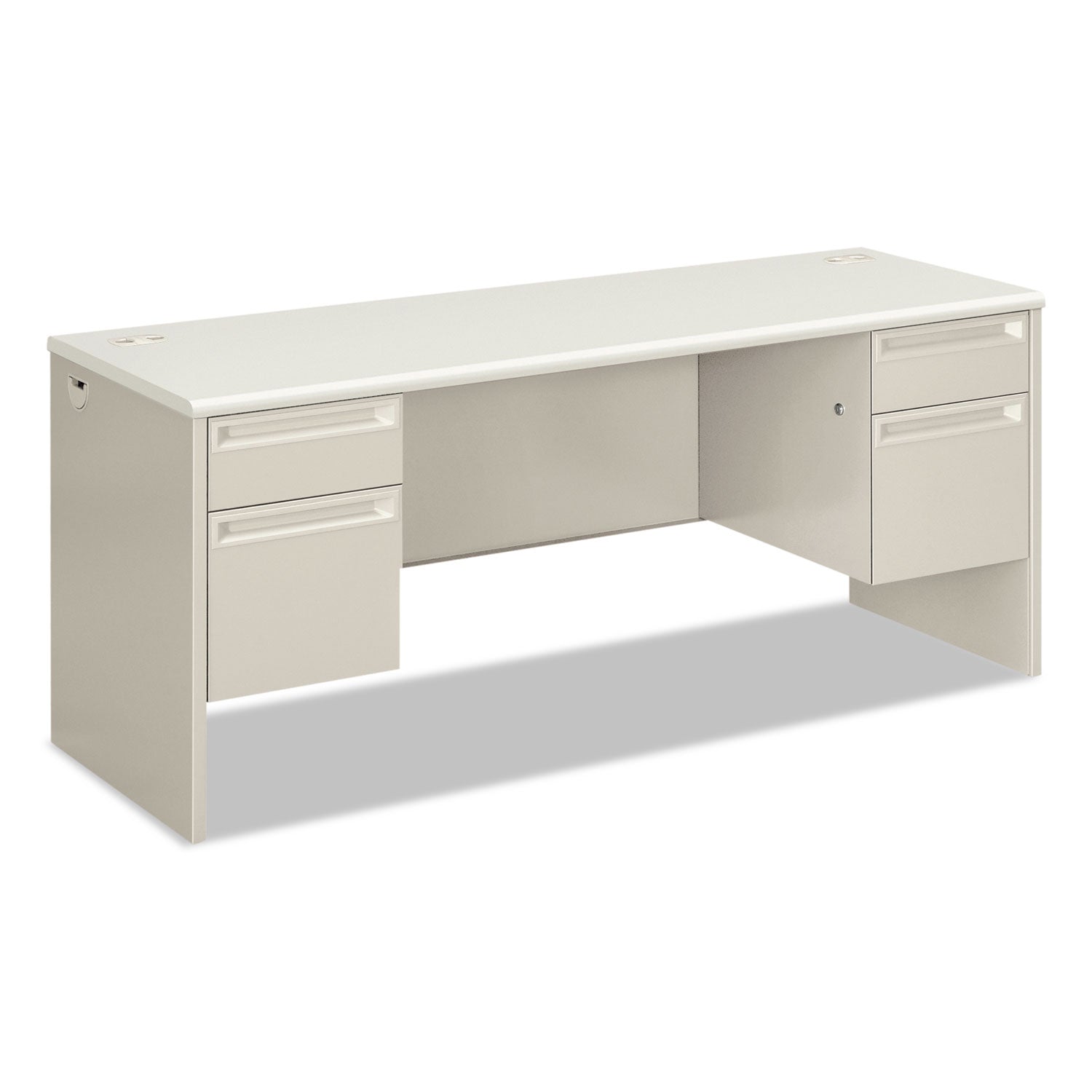 Kneespace Credenza | HON 38000, 72"w Lt. Gray