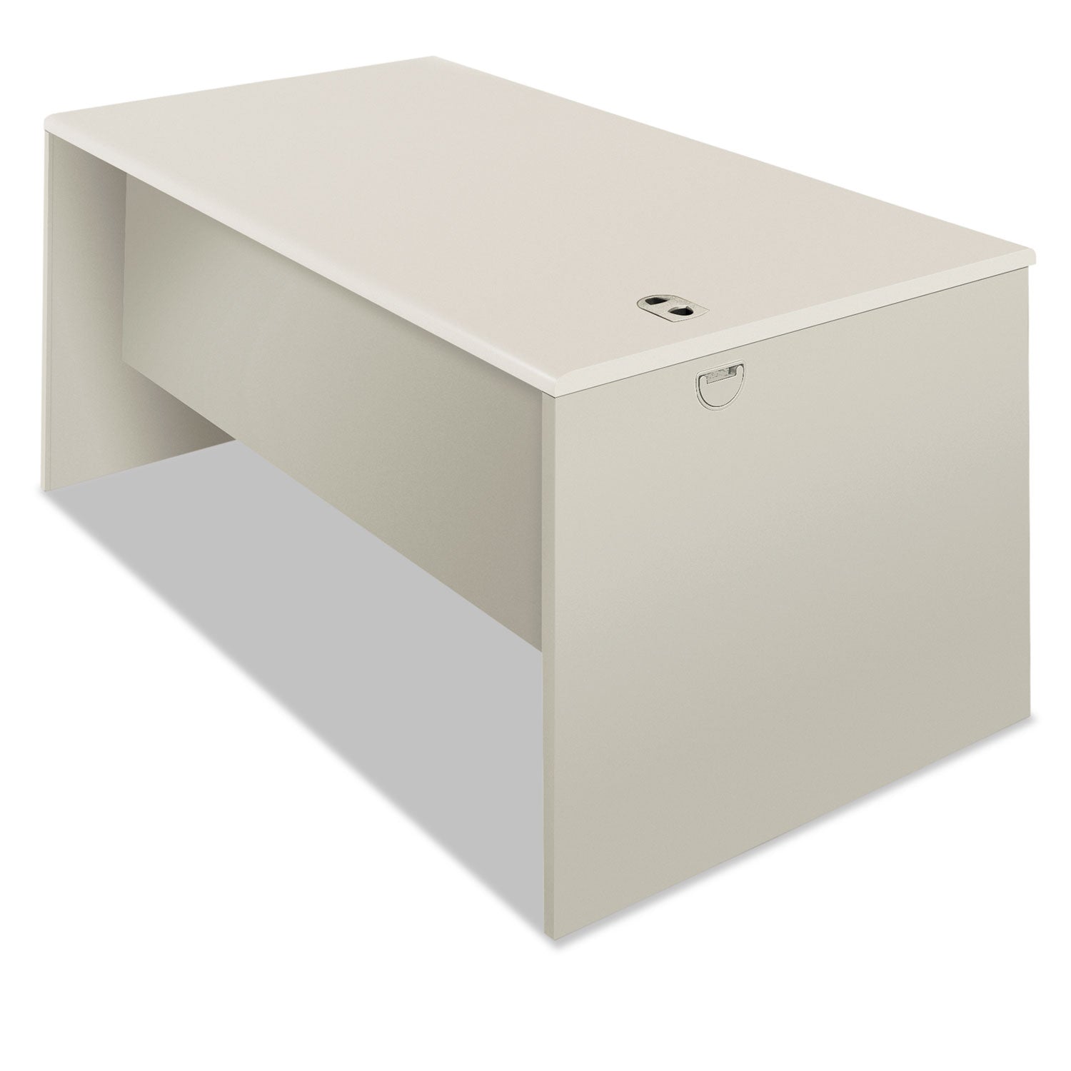 Desk Shell | HON® 38000 Series, 60", Light Gray