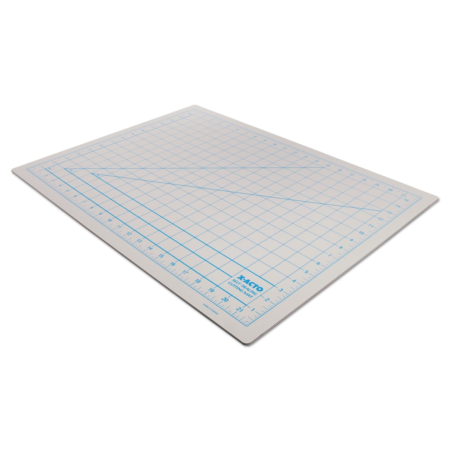 X-ACTO® Self-Healing Cutting Mat, Nonslip Bottom, 1" Grid, 18 X 24, Gray