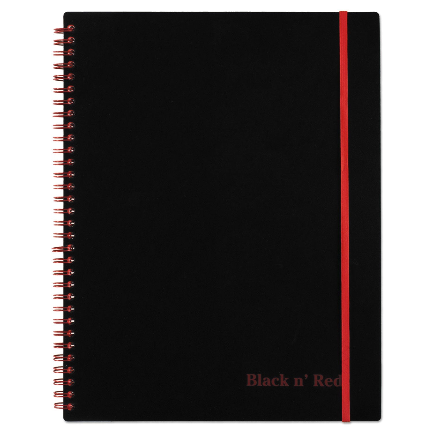 Black n' Red™ Flexible Cover Twinwire Notebooks, SCRIBZEE Compatible, 1-Subject, Wide/Legal Rule, Black Cover, (70) 11 x 8.5 Sheets
