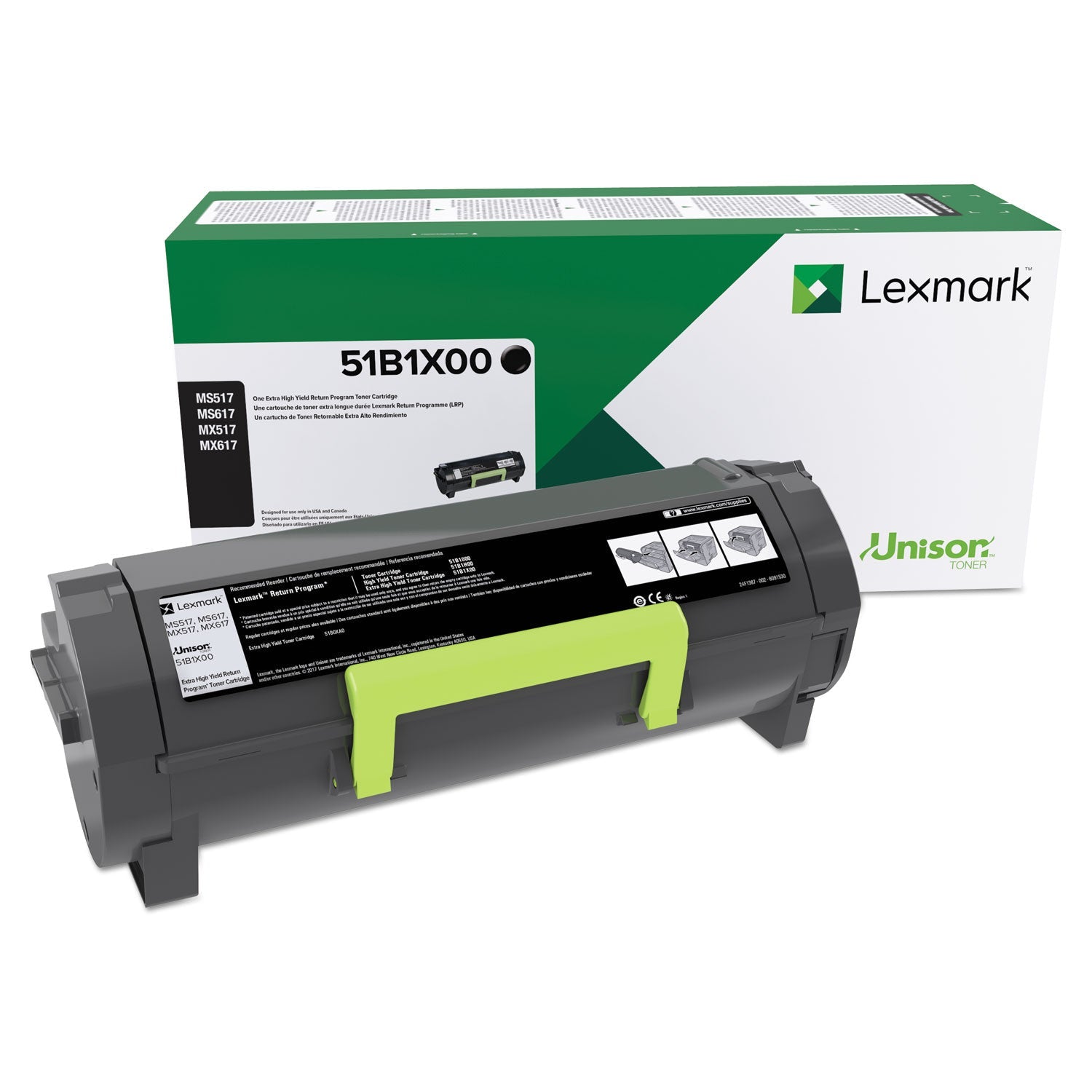 Lexmark 51b1x00 Toner | Extra High-Yield Black