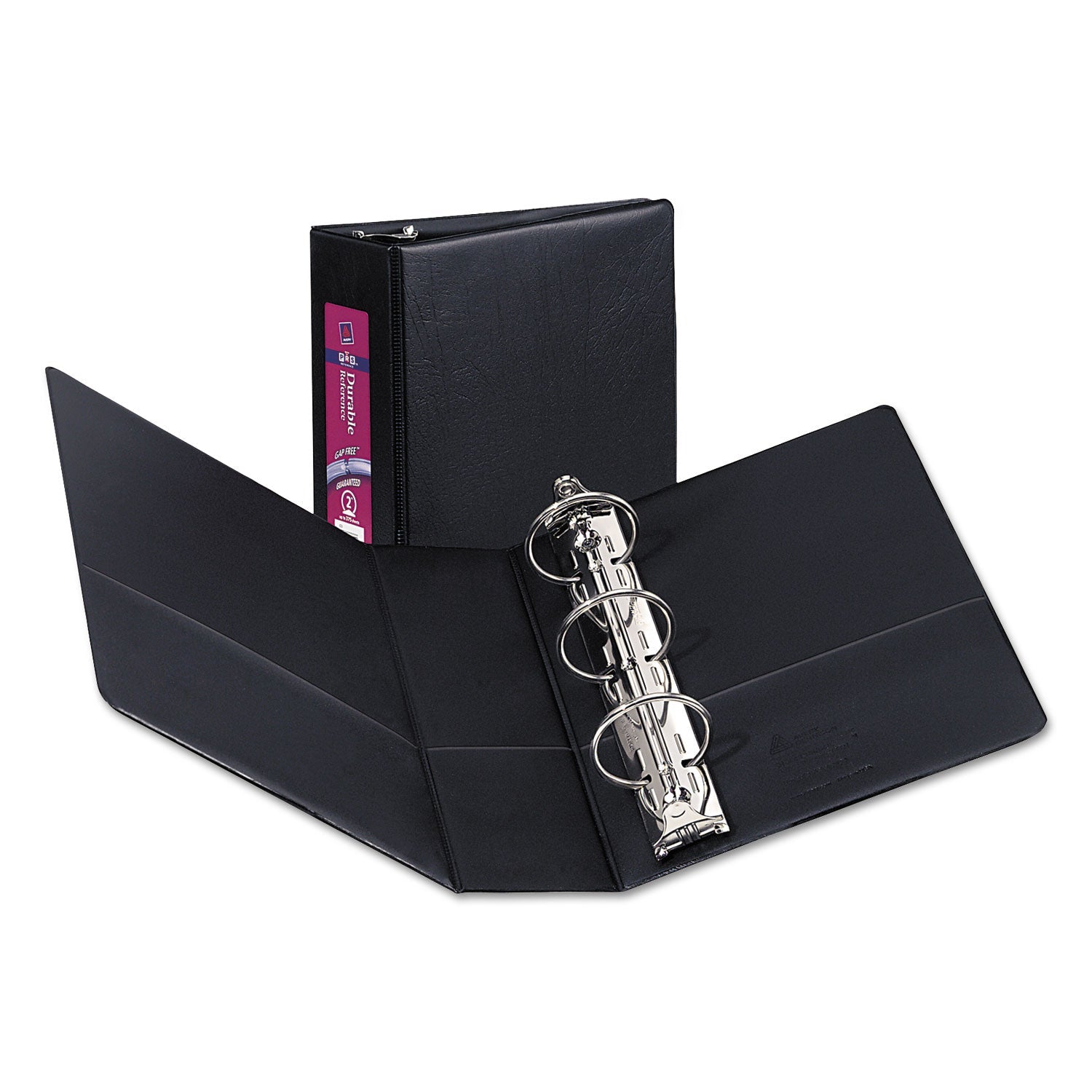 Avery® Mini Size Durable Non-View Binder With Round Rings, 3 Rings, 2" Capacity, 8.5 X 5.5, Black