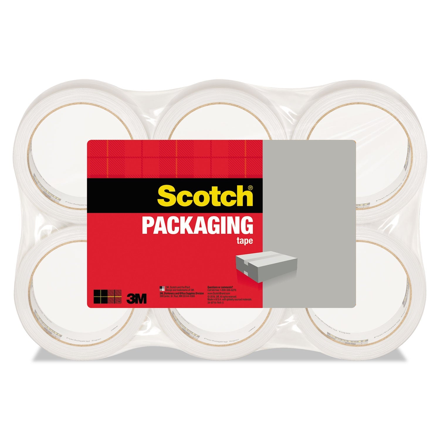 General Purpose Packaging Tape | 6-Pack
