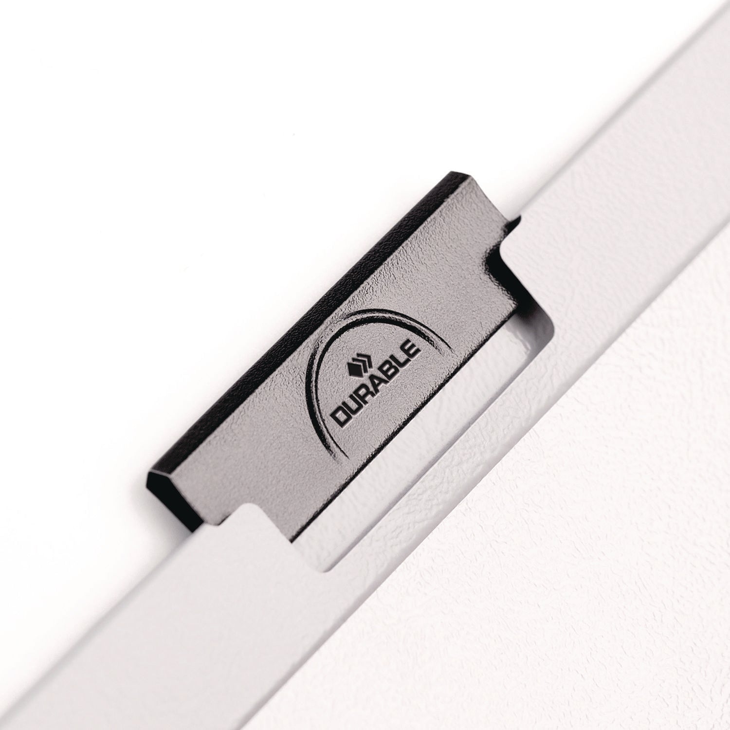 Durable® Duraclip Report Cover, Clip Fastener, Clear/dark Blue, 25/box