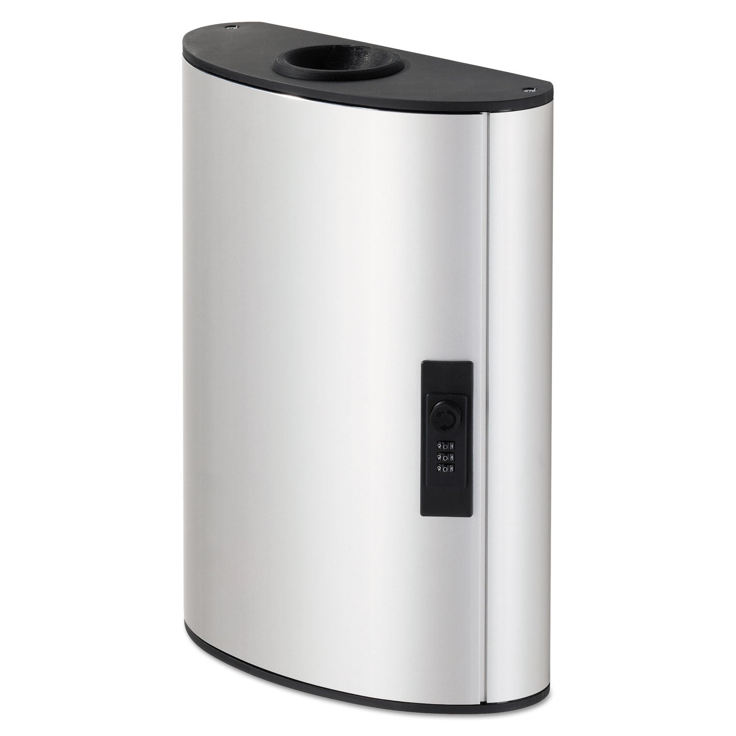 Durable® Key Box Plus, 54-Key, Brushed Aluminum, Silver, 11.75 x 4.63 x 15.75