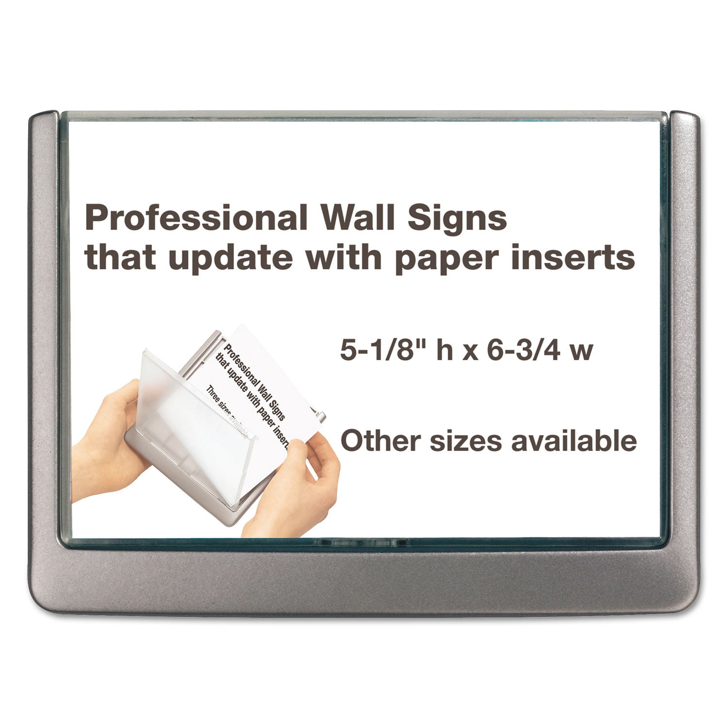 Durable Click Sign Holder | Gray