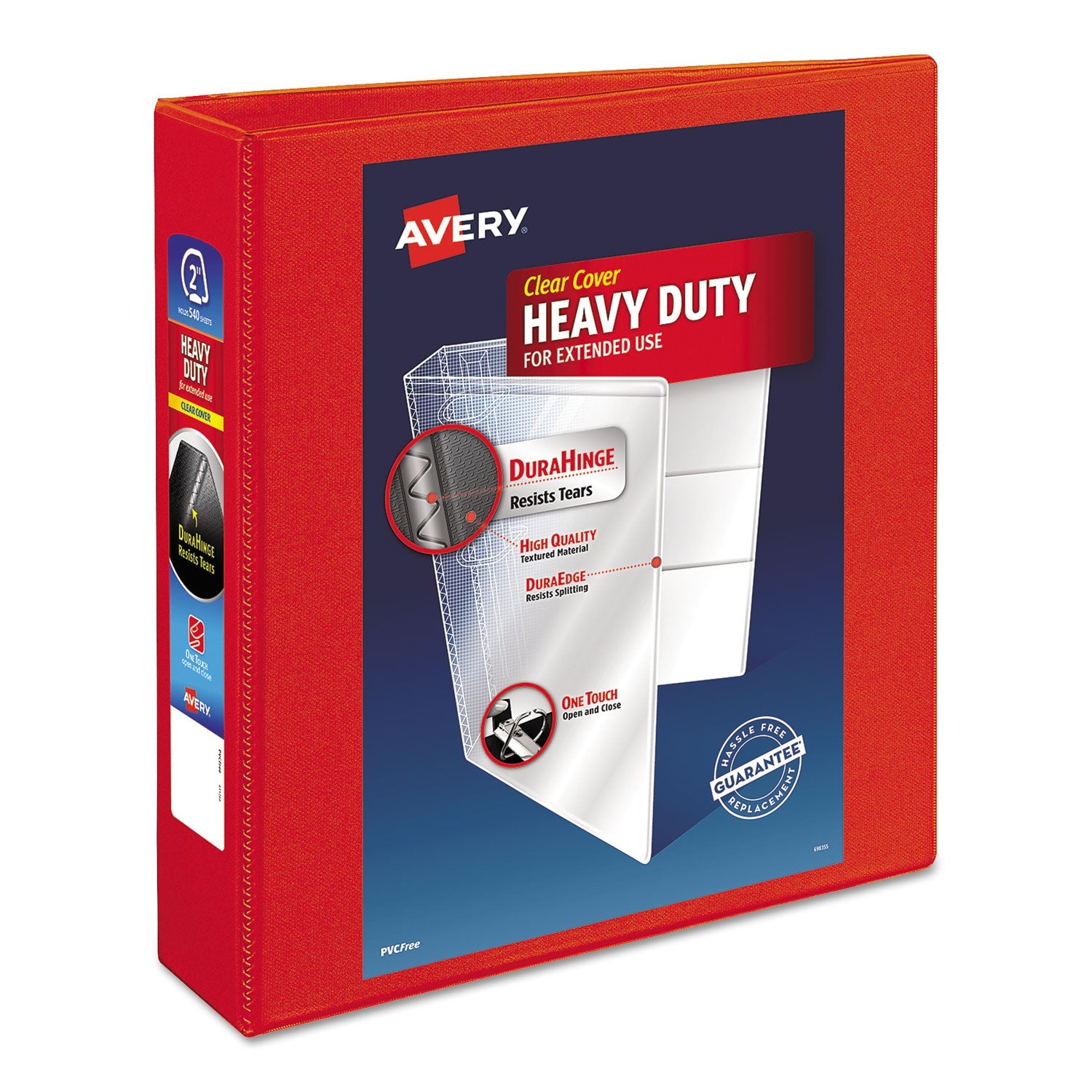 Avery Heavy-Duty View Binder | 2" Red