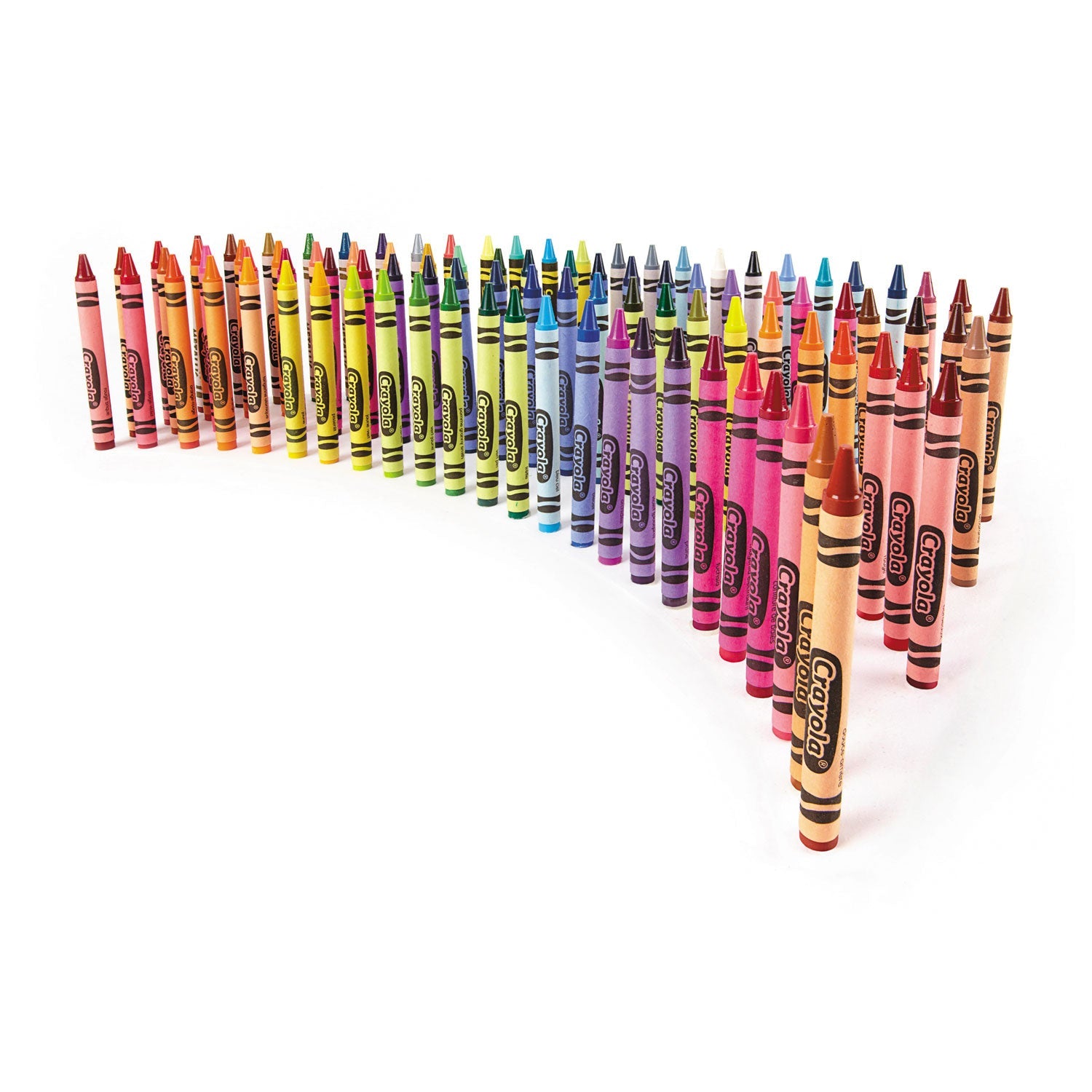 Crayola® Classic Color Crayons In Flip-Top Pack With Sharpener, 96 Colors/pack