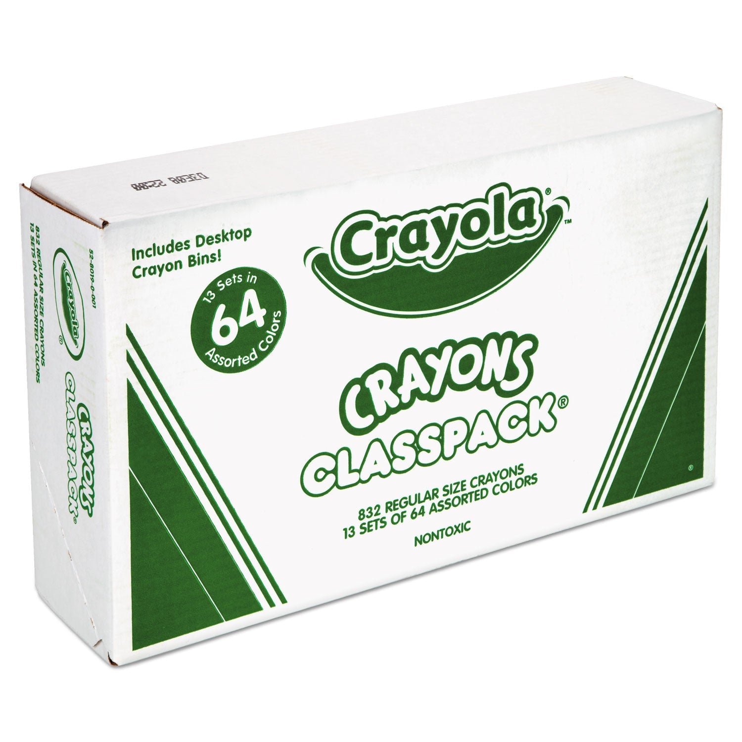 Crayola® Classpack Regular Crayons, Assorted, 13 Caddies, 832/box