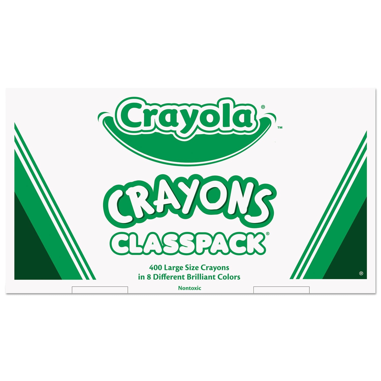Crayola® Classpack Large Size Crayons, 50 Each Of 8 Colors, 400/box