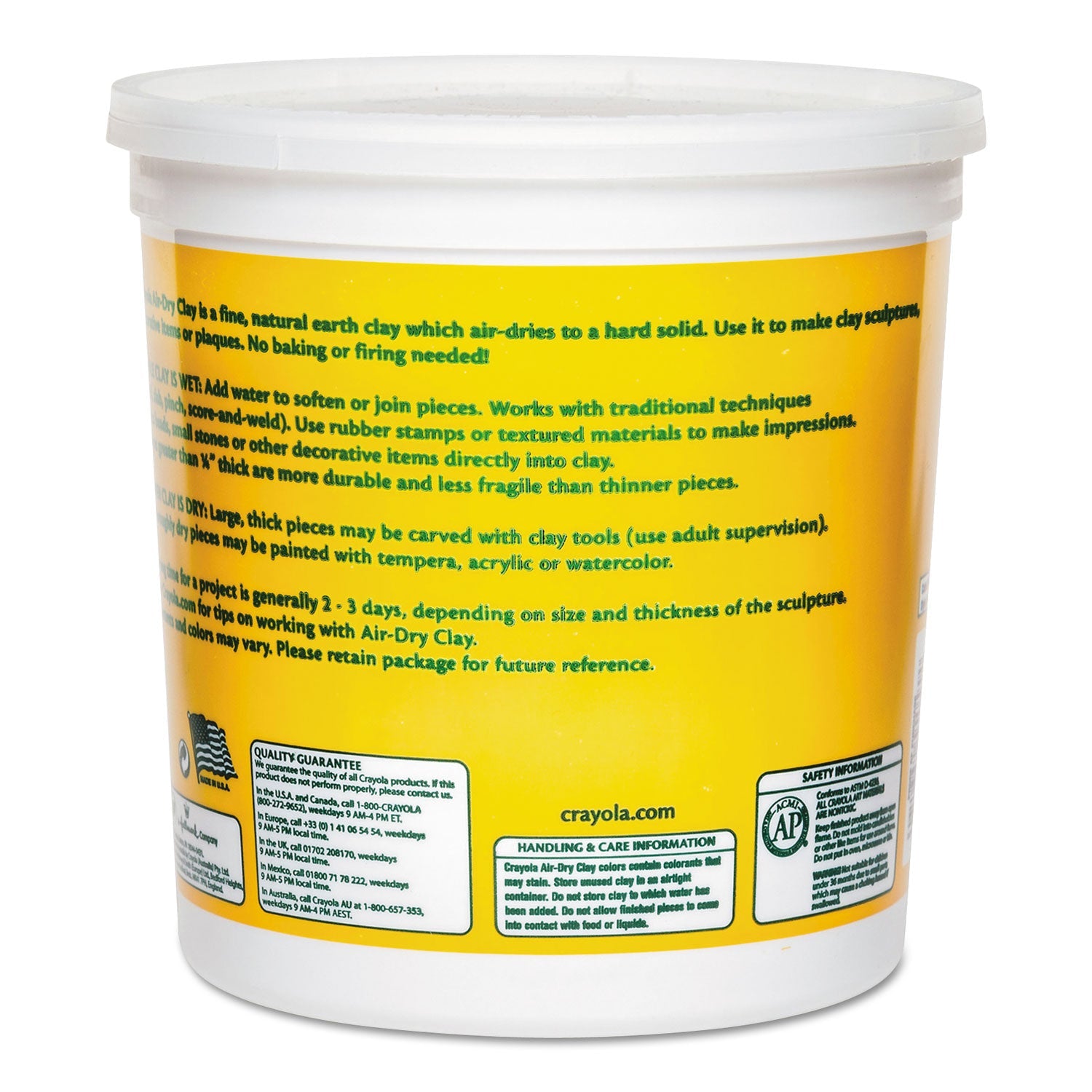 Crayola® Air-Dry Clay, White, 5 Lbs