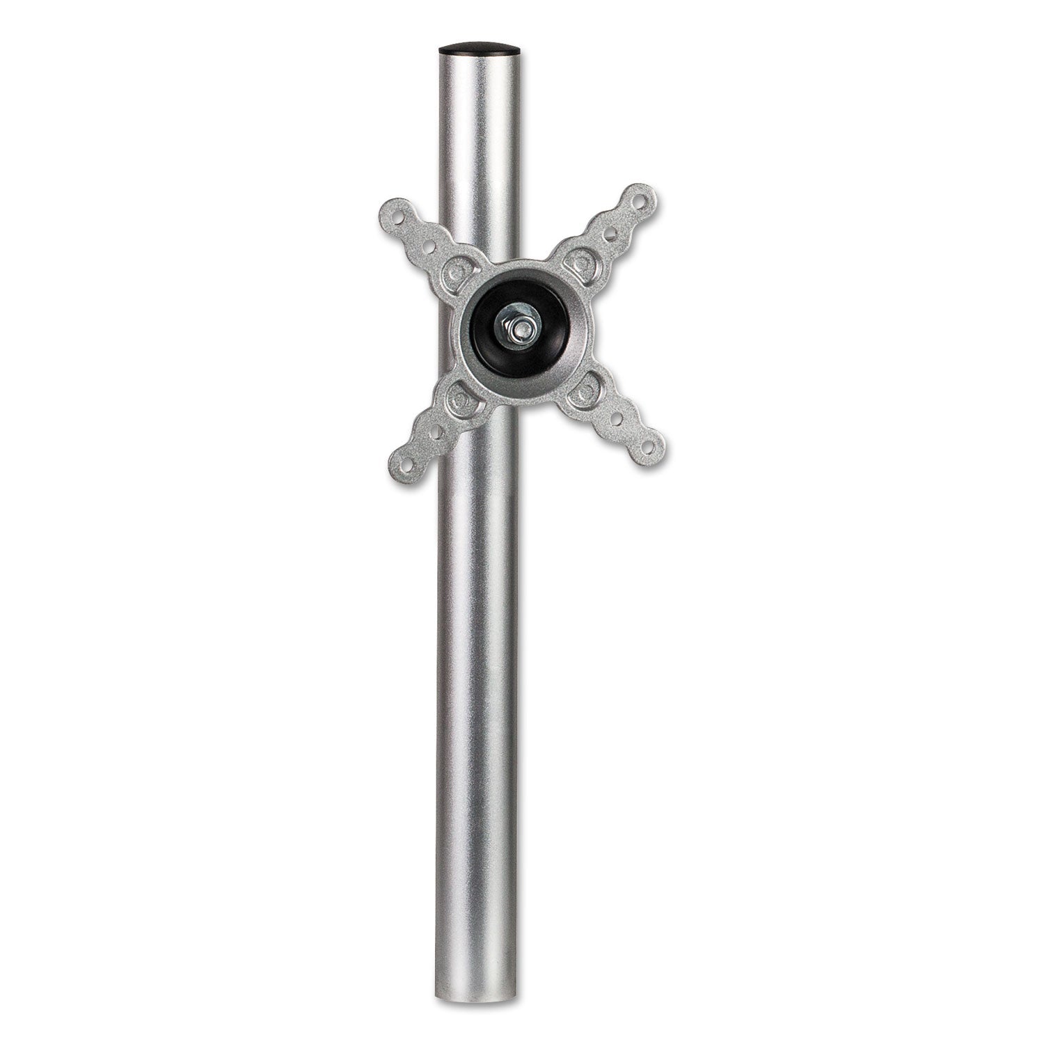 Fellowes® Lotus Single Monitor Arm Kit, For 26" Monitors, 180 Degree Rotation, 180 Degree Pan, Silver, Supports 17 Lb