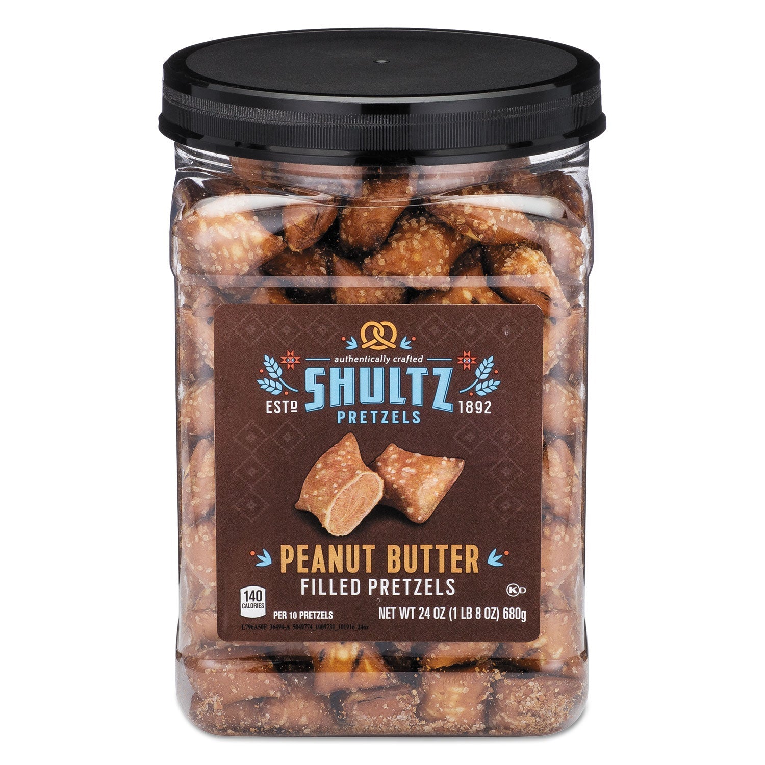 Shultz Pretzels Peanut Butter | 24 Oz Tub