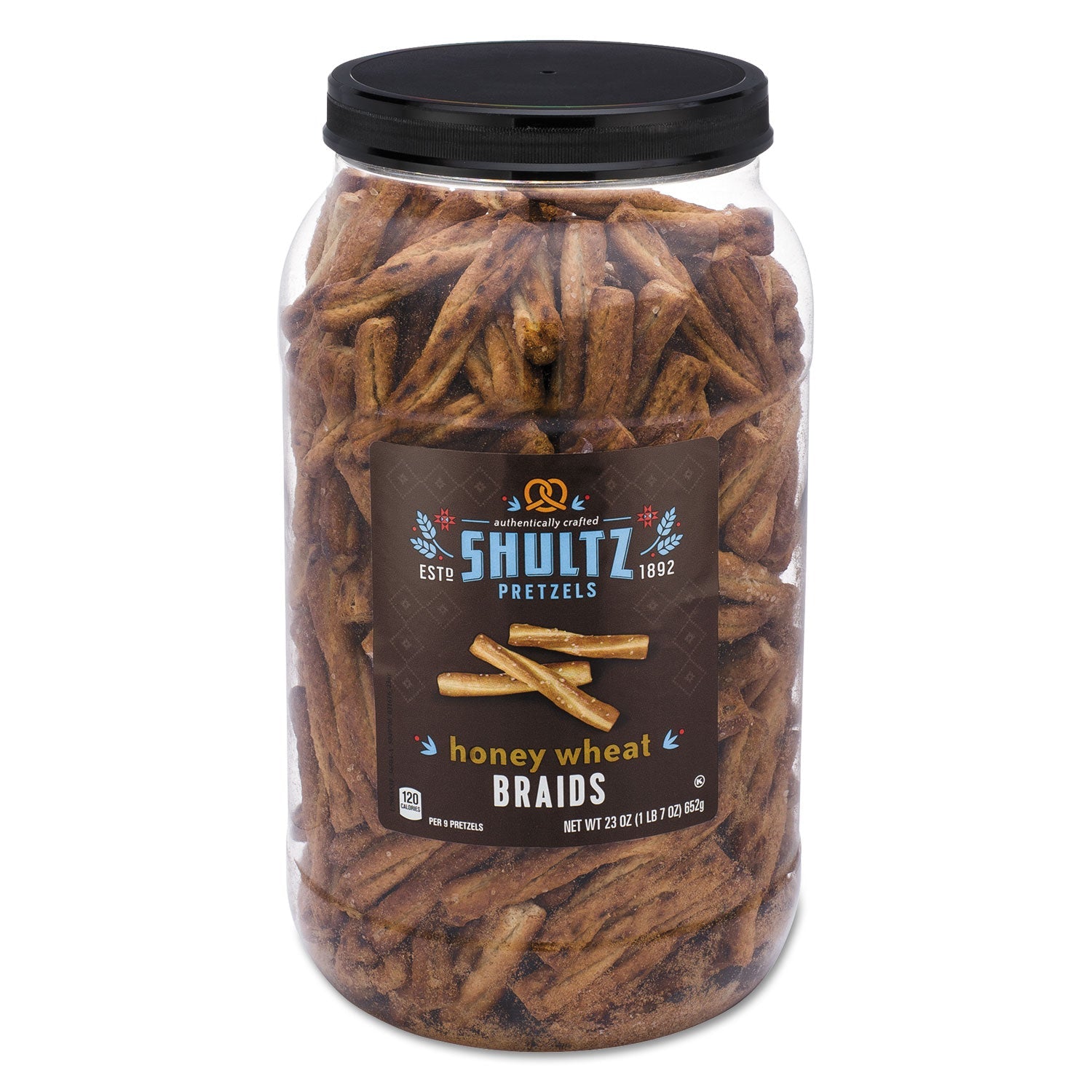 Shultz Pretzels Honey Wheat | 1.44 Oz Tub