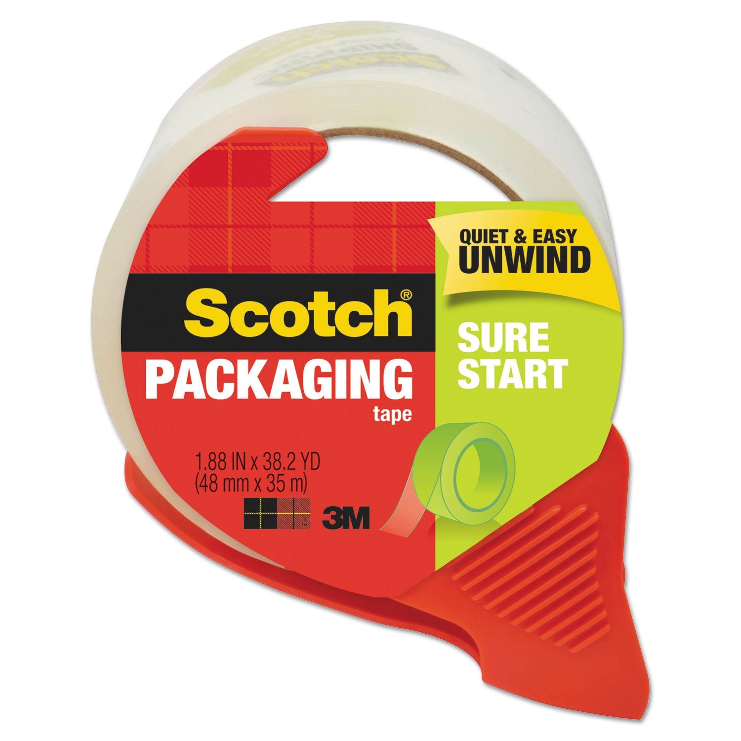 Scotch Sure Start Packaging Tape | With Dispenser