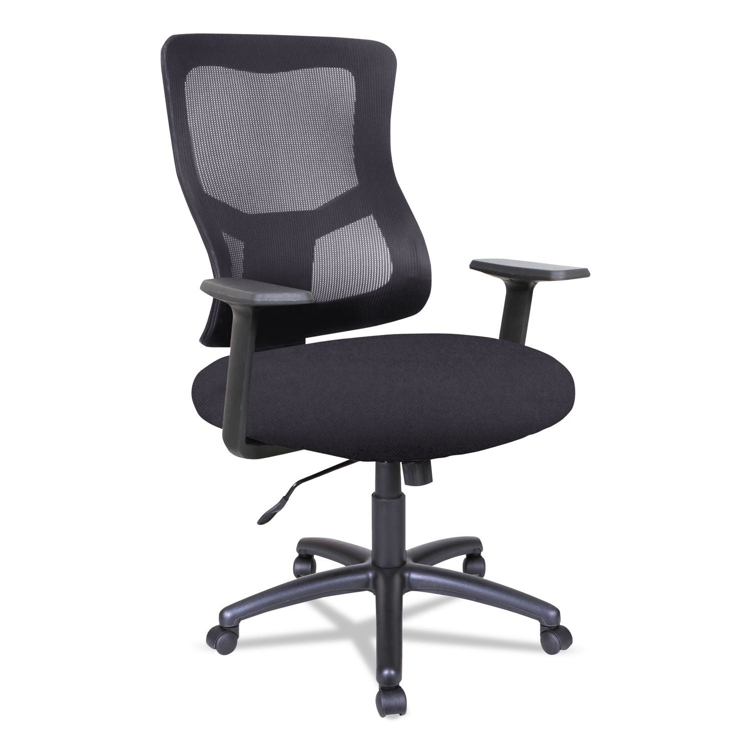 Alera® Alera Elusion Ii Series Mesh Mid-Back Swivel/tilt Chair, Supports Up To 275 Lb, 18.11" To 21.77" Seat Height, Black