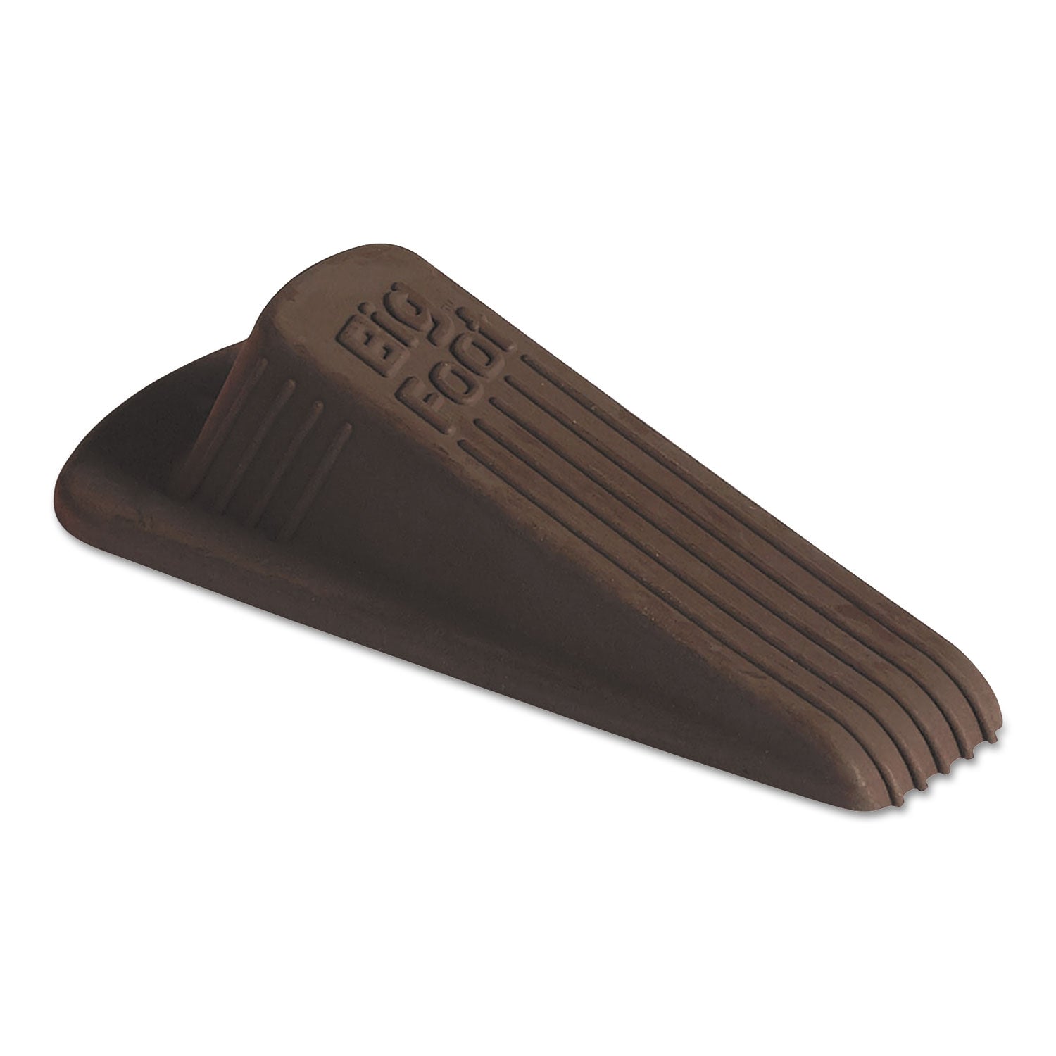 Big Foot Doorstop | No-Slip Rubber, Brown, 12/Box