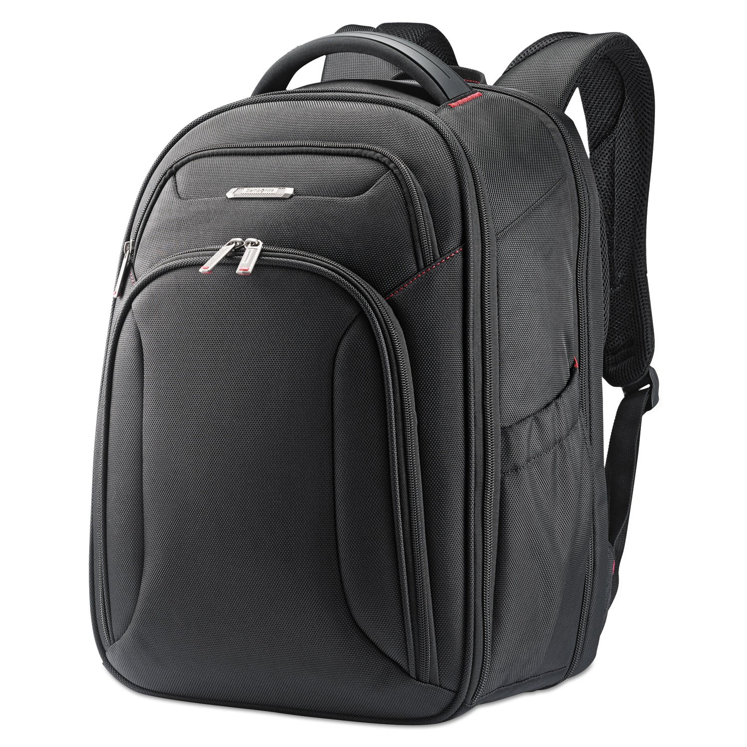 Samsonite® Xenon 3 Laptop Backpack, Fits Devices Up to 15.6", Ballistic Polyester, 12 x 8 x 17.5, Black