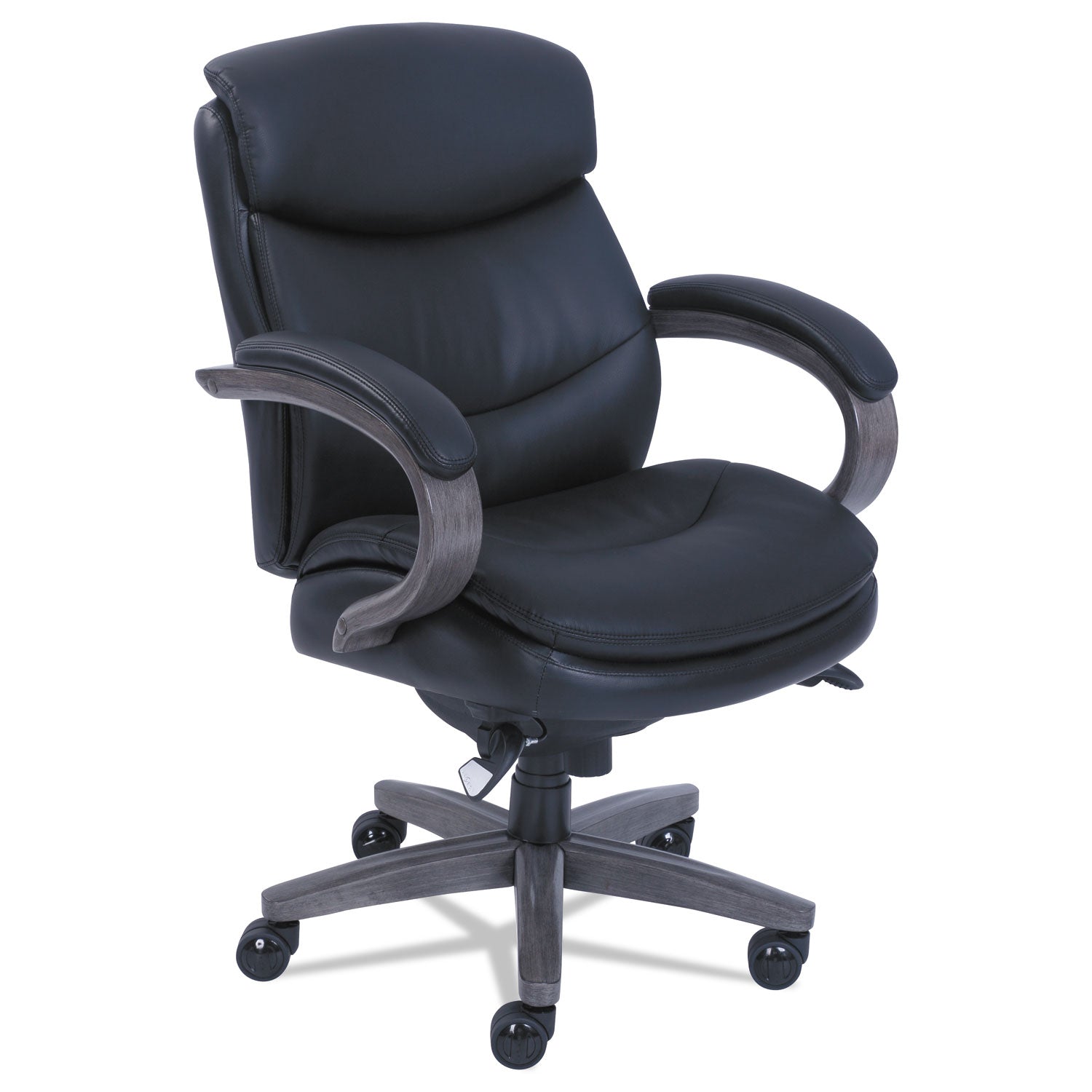 Woodbury Mid-Back Executive Chair | Black/Gray