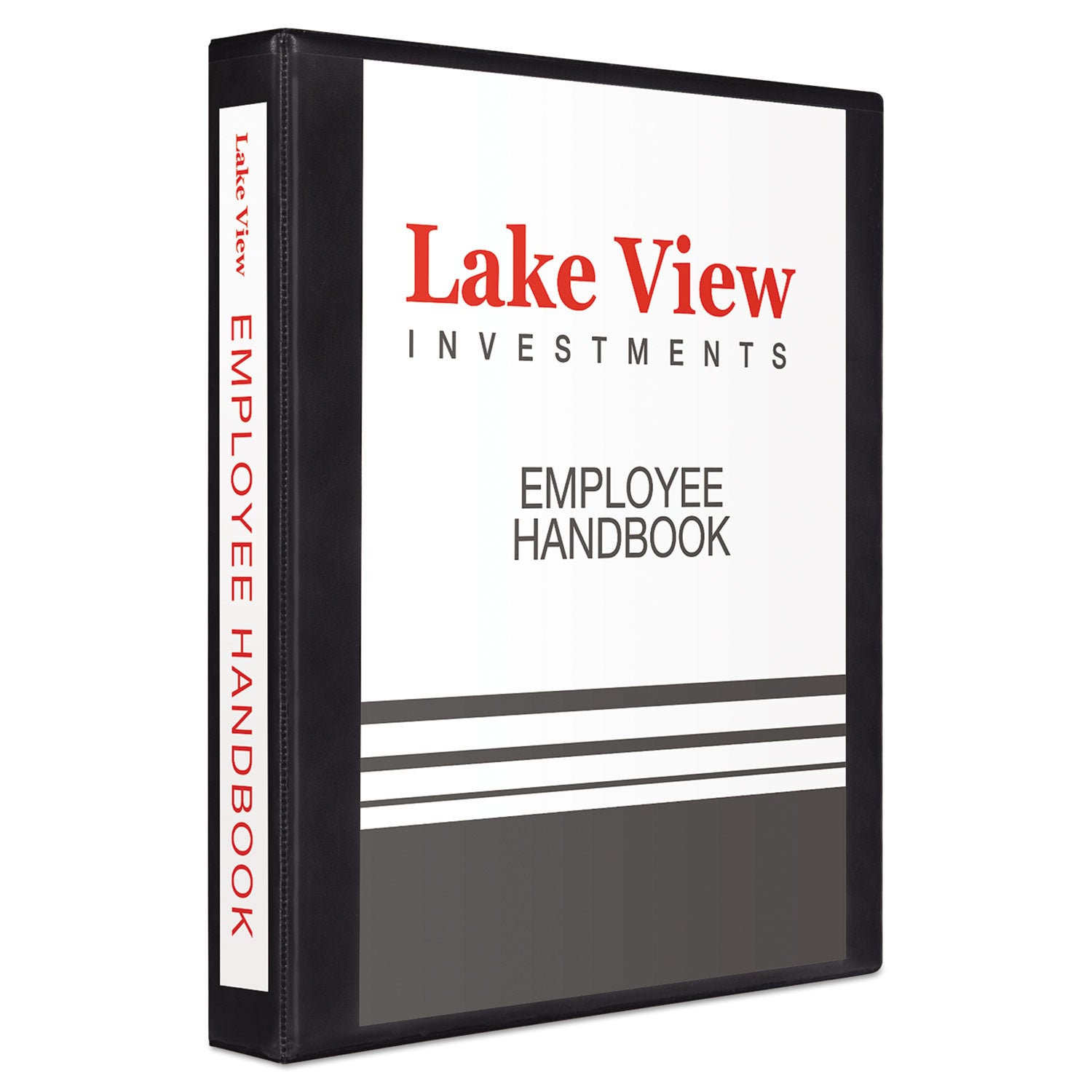 Heavy-Duty View Binder | 1" EZD Rings, Black