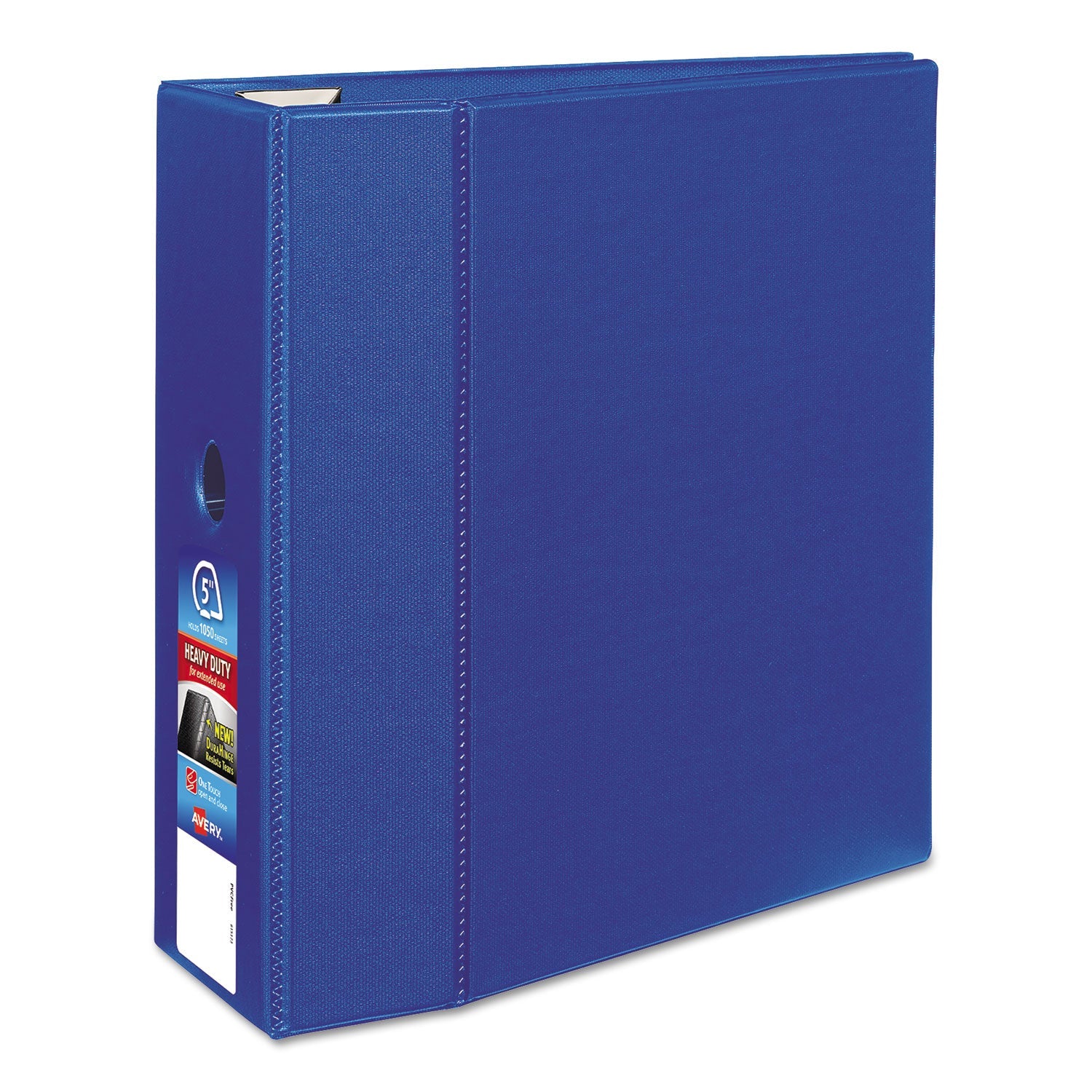 Heavy-Duty Non-View Binder | 5" EZD Rings, Blue