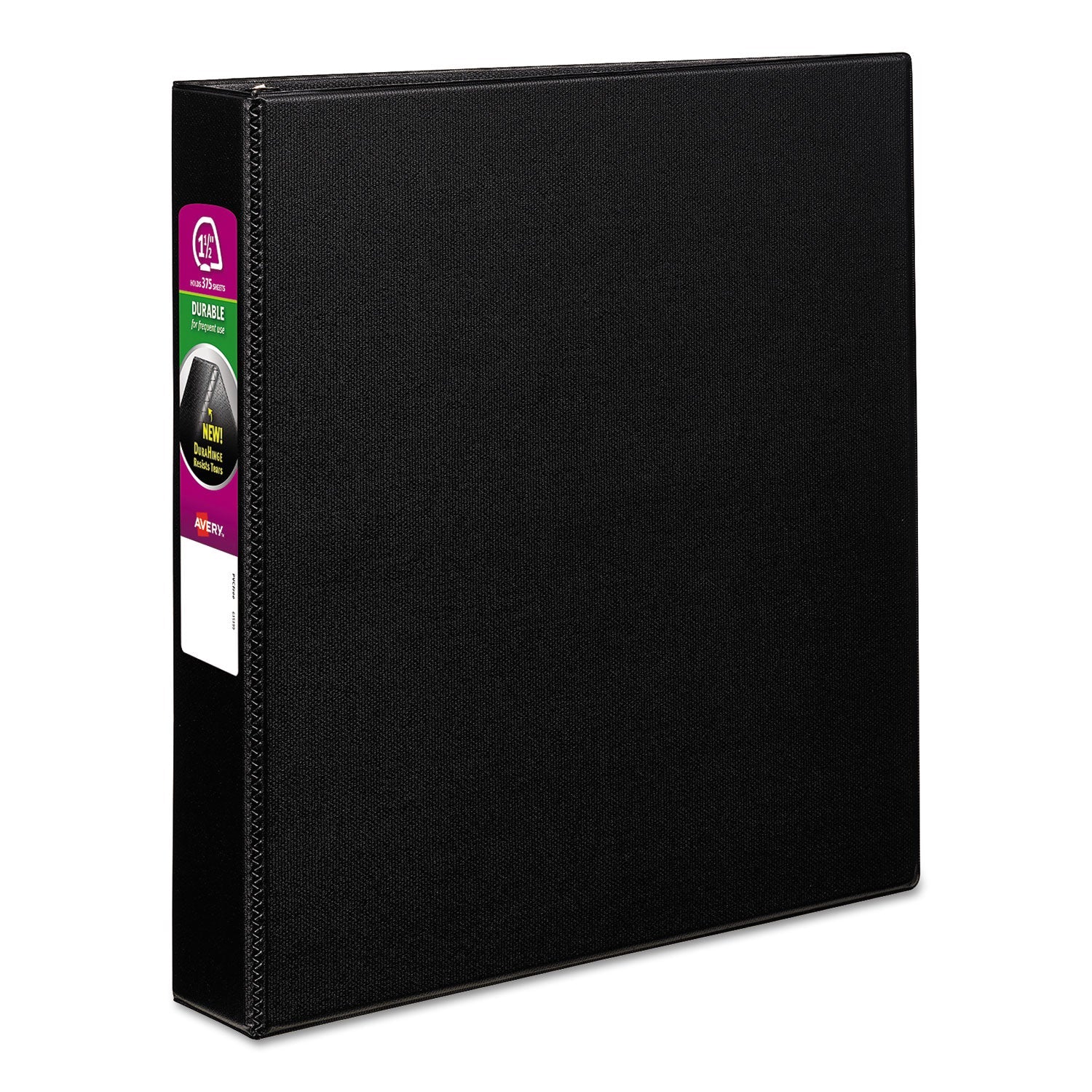 Durable Non-View Binder | Black | 1.5" Slant Ring