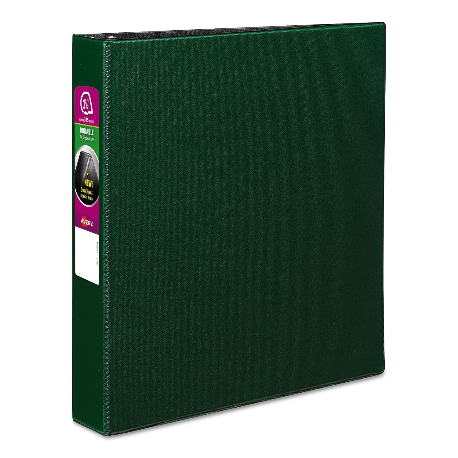 Durable Non-View Binder | Green | 1.5" Slant Ring