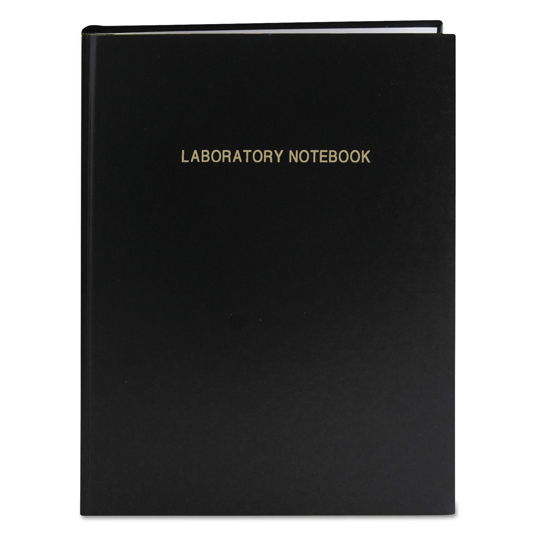 Roaring Spring® Lab Research Notebook, Quadrille Rule (5 sq/in), Black Cover, (72) 11.25 x 8.75 Sheets