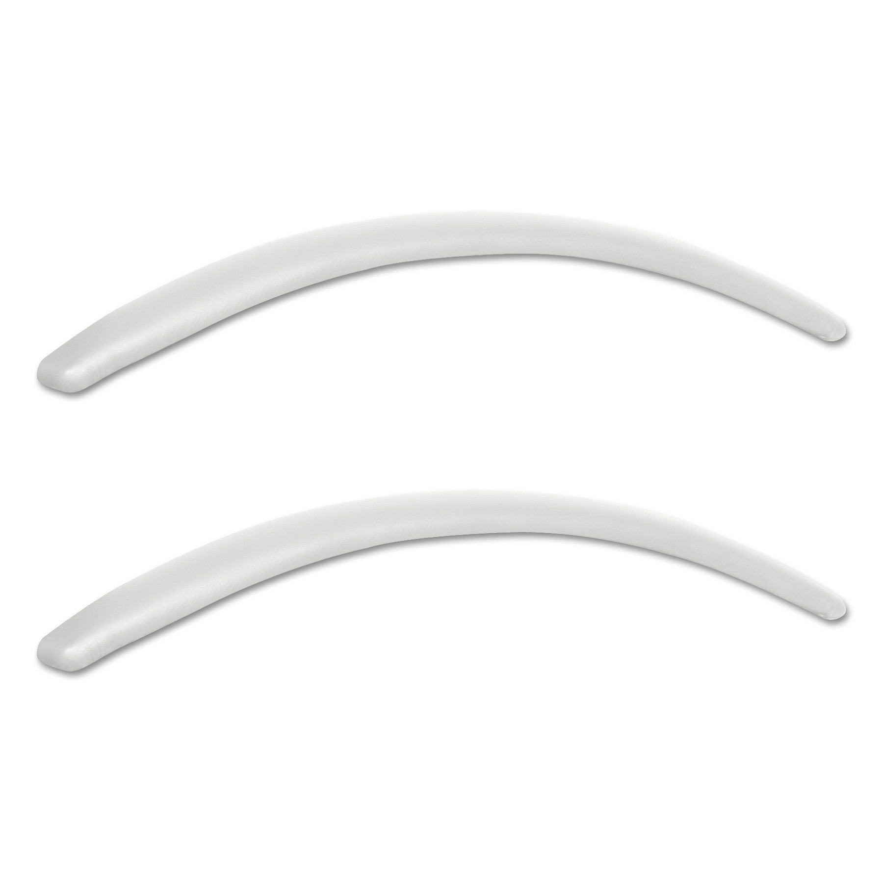 Alera® Neratoli Series Replacement Arm Pads for Alera Neratoli Series Chairs, Faux Leather, 1.77 x 15.15 x 0.59, White, 2/Set
