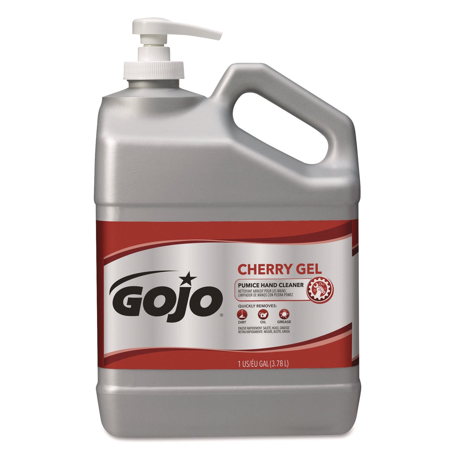 GOJO® Cherry Gel Pumice Hand Cleaner, Cherry Scent, 1 gal, 2/Carton