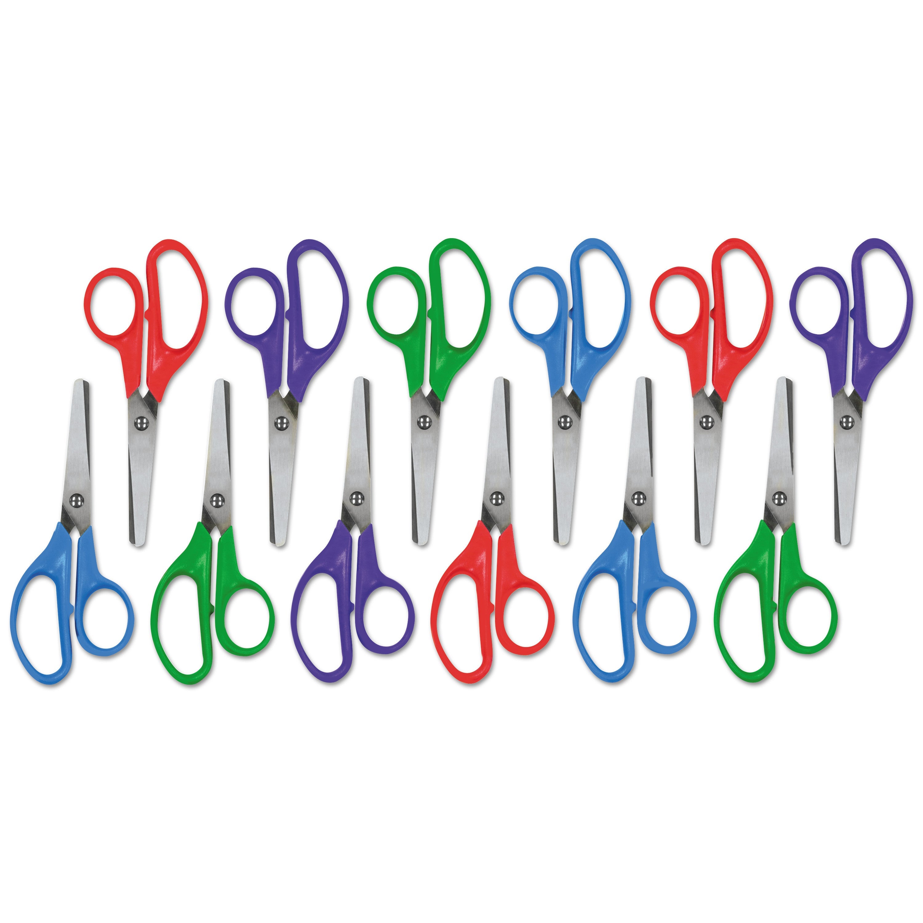 Kids' Scissors | Rounded Tip | Assorted, 12/Pack