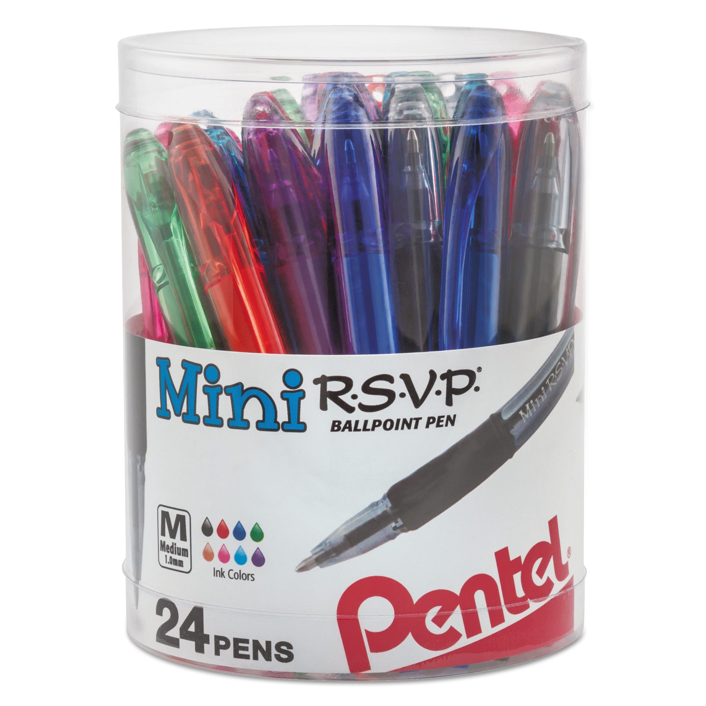 Pentel R.s.v.p. Mini Ballpoint Pen | 24/Pack